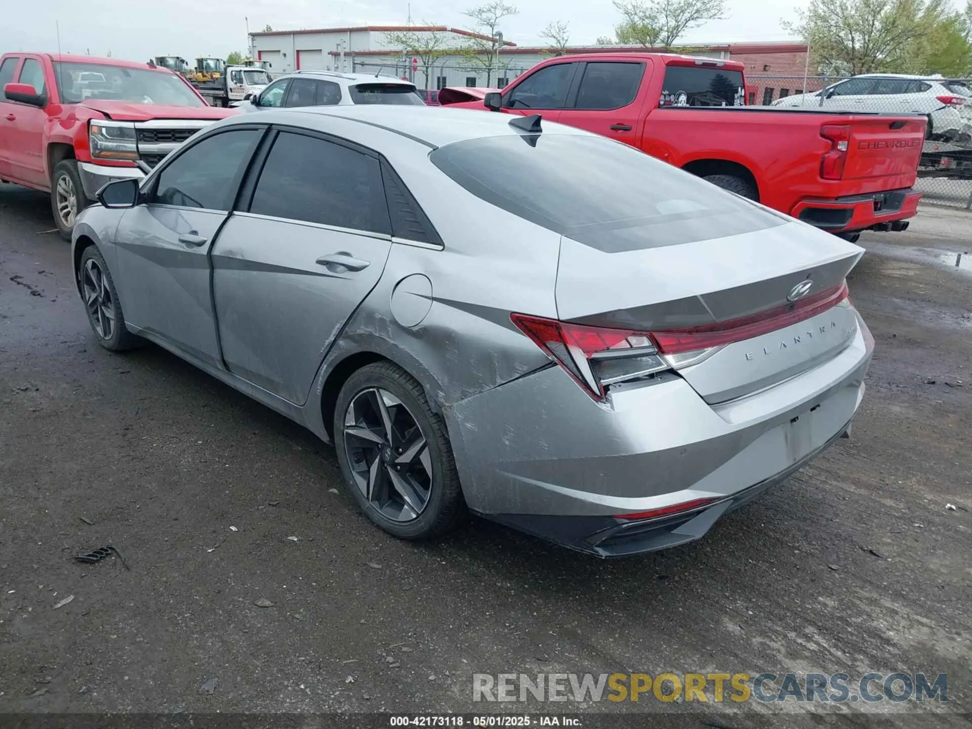 3 Photograph of a damaged car 5NPLP4AG6MH035422 HYUNDAI ELANTRA 2021