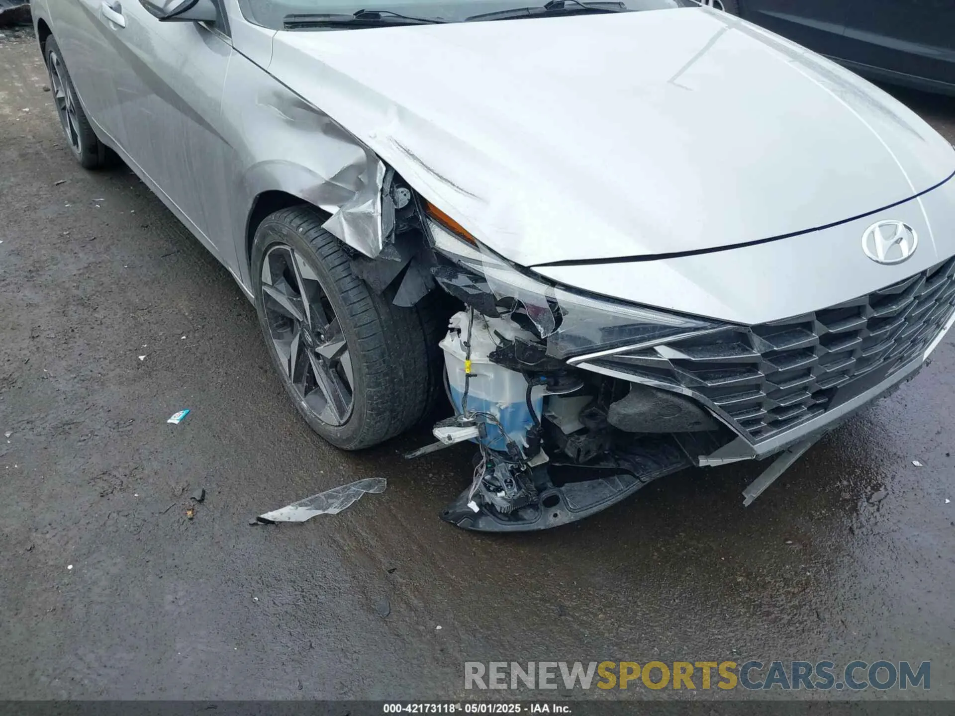 6 Photograph of a damaged car 5NPLP4AG6MH035422 HYUNDAI ELANTRA 2021
