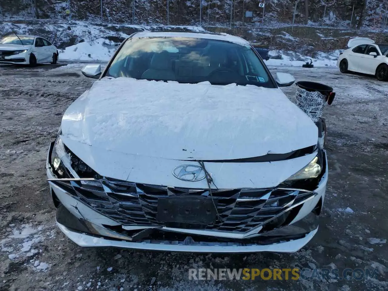 5 Photograph of a damaged car 5NPLP4AG9MH031719 HYUNDAI ELANTRA 2021