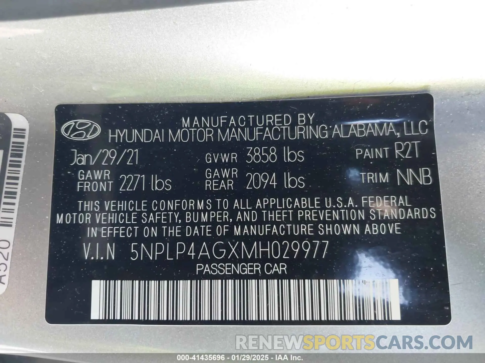 9 Photograph of a damaged car 5NPLP4AGXMH029977 HYUNDAI ELANTRA 2021