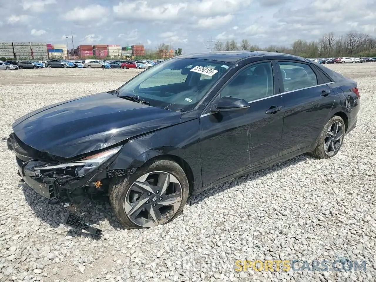 1 Photograph of a damaged car 5NPLP4AGXMH043636 HYUNDAI ELANTRA 2021