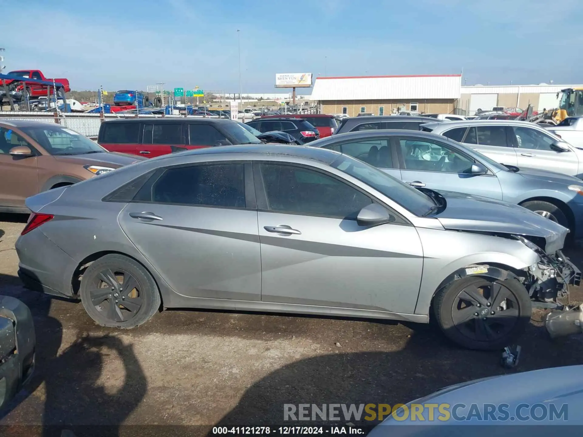 13 Photograph of a damaged car 5NPLS4AG0MH006027 HYUNDAI ELANTRA 2021