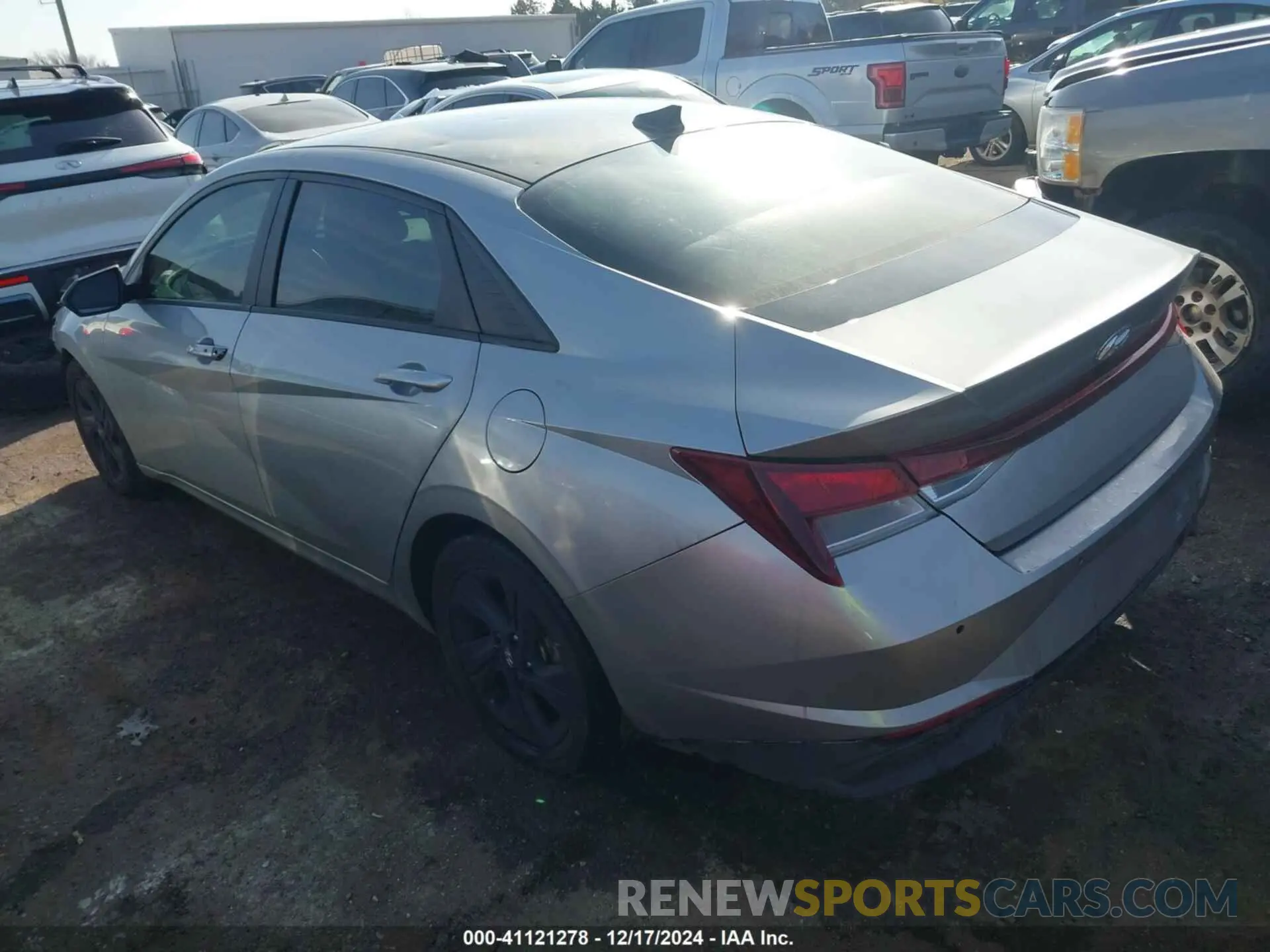 3 Photograph of a damaged car 5NPLS4AG0MH006027 HYUNDAI ELANTRA 2021