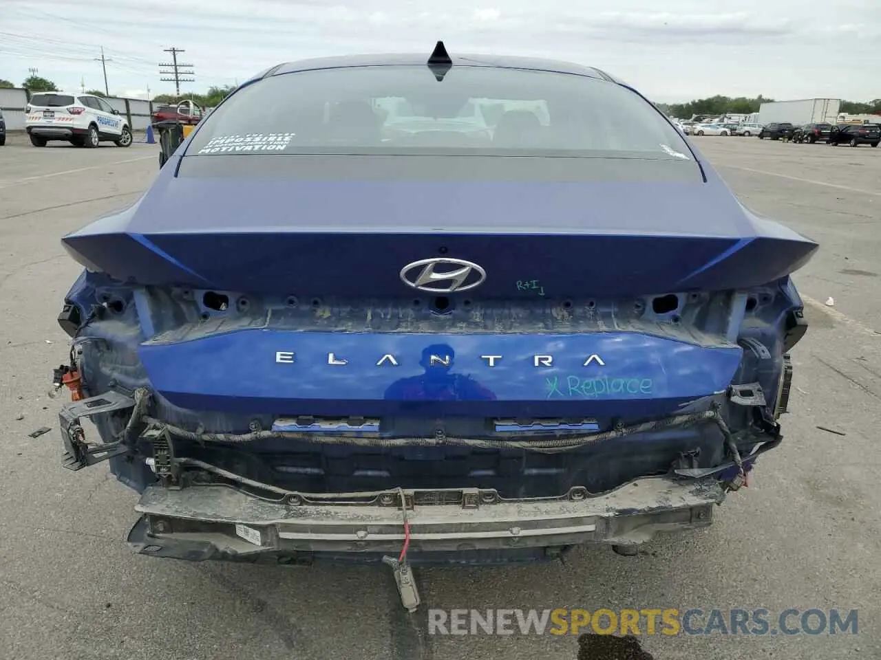 6 Photograph of a damaged car 5NPLS4AG0MH006061 HYUNDAI ELANTRA 2021