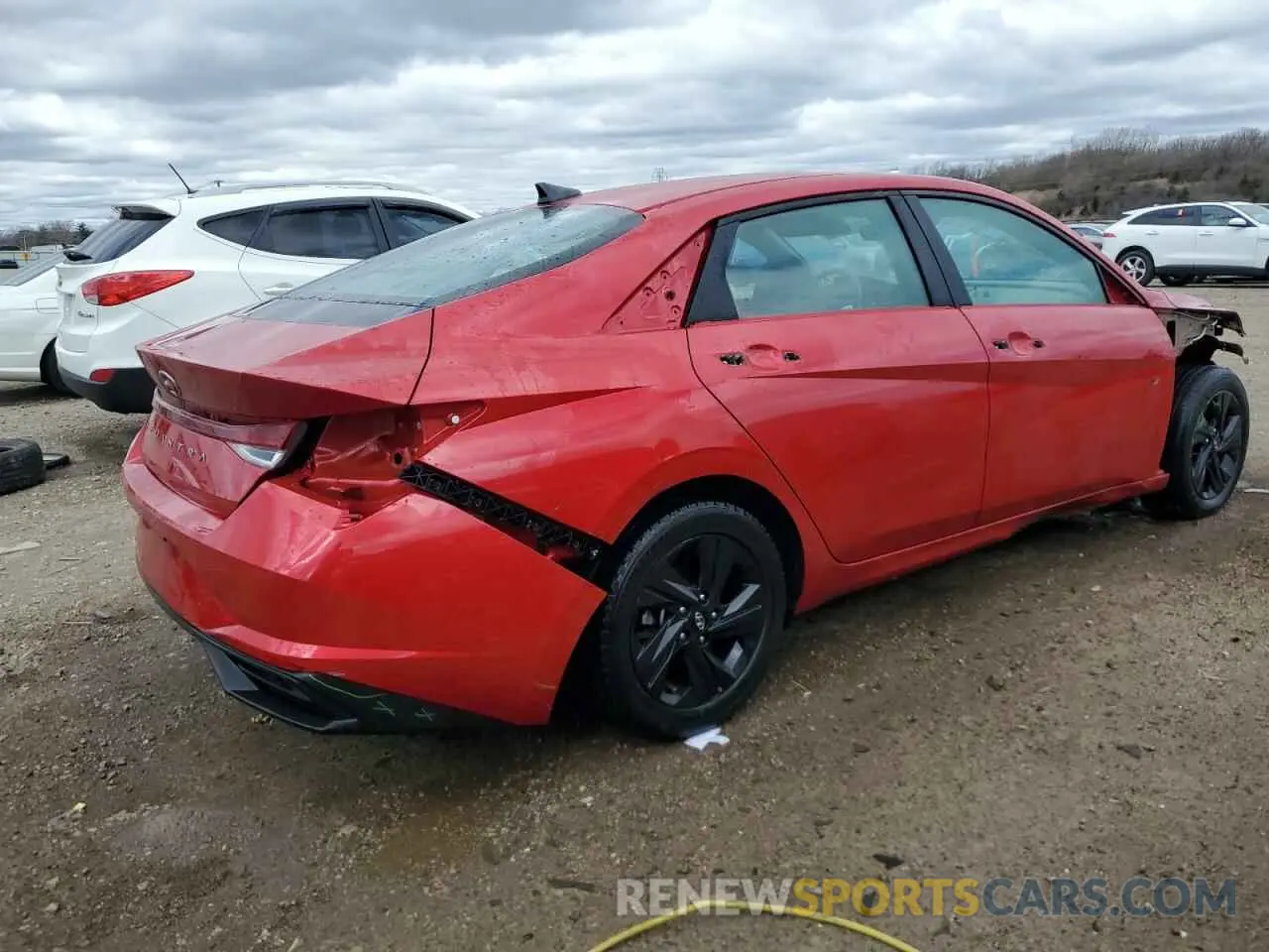 3 Photograph of a damaged car 5NPLS4AG1MH016758 HYUNDAI ELANTRA 2021
