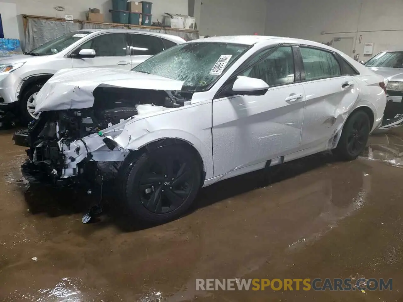 1 Photograph of a damaged car 5NPLS4AG3MH005597 HYUNDAI ELANTRA 2021
