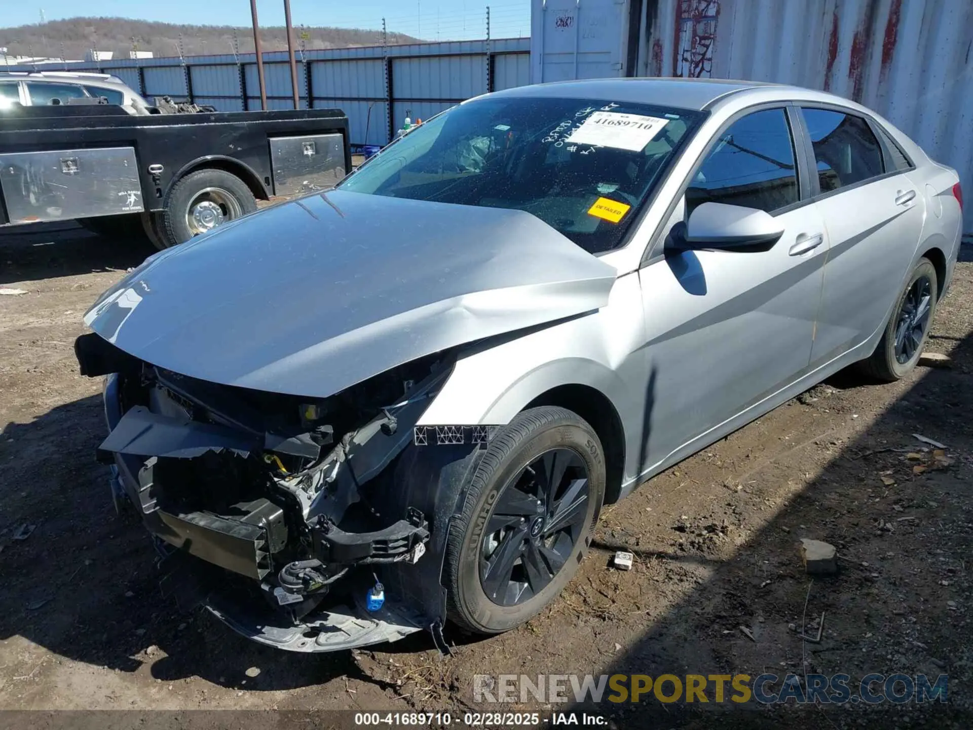 2 Photograph of a damaged car 5NPLS4AG3MH007513 HYUNDAI ELANTRA 2021