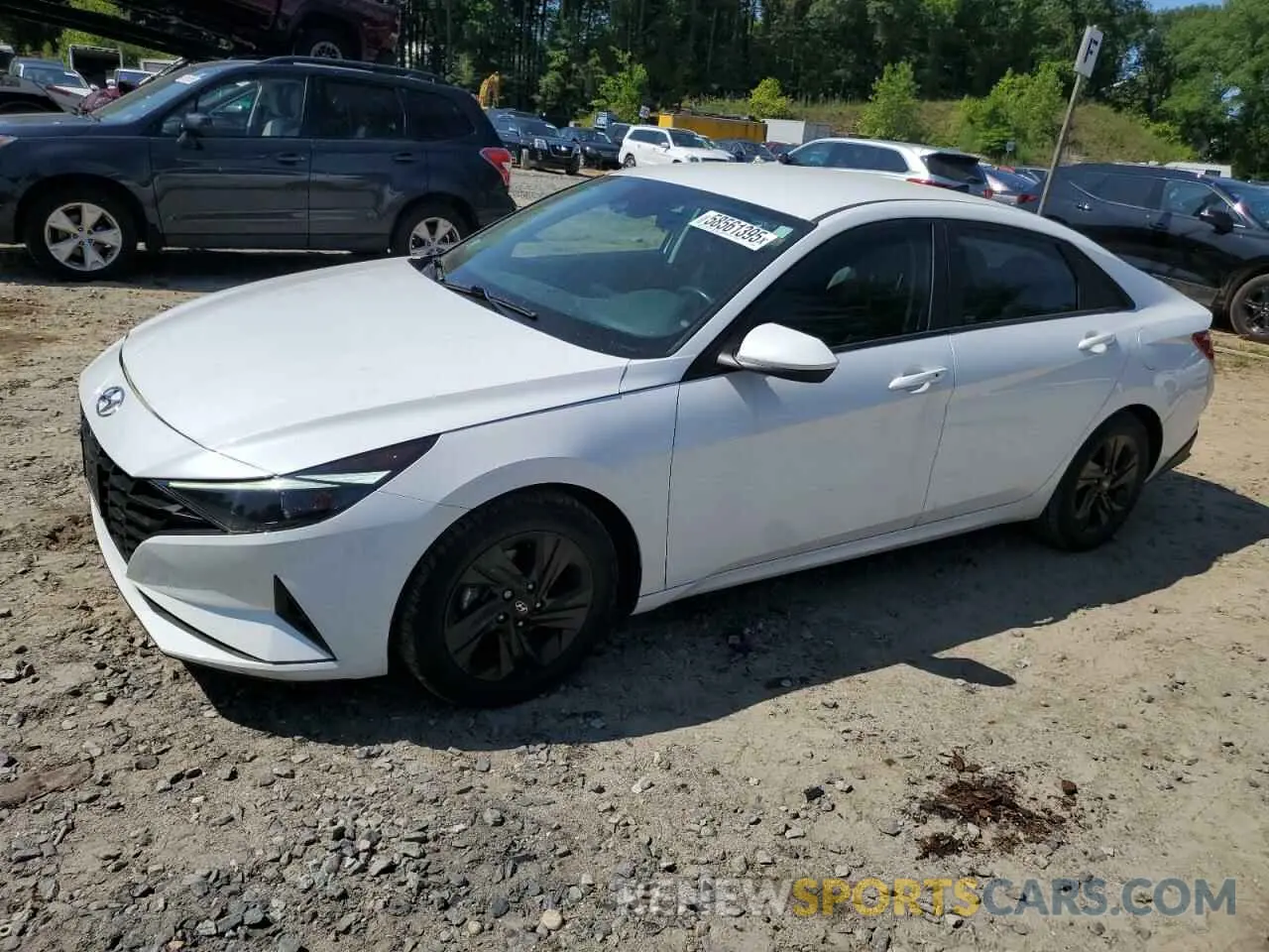 1 Photograph of a damaged car 5NPLS4AG3MH048904 HYUNDAI ELANTRA 2021