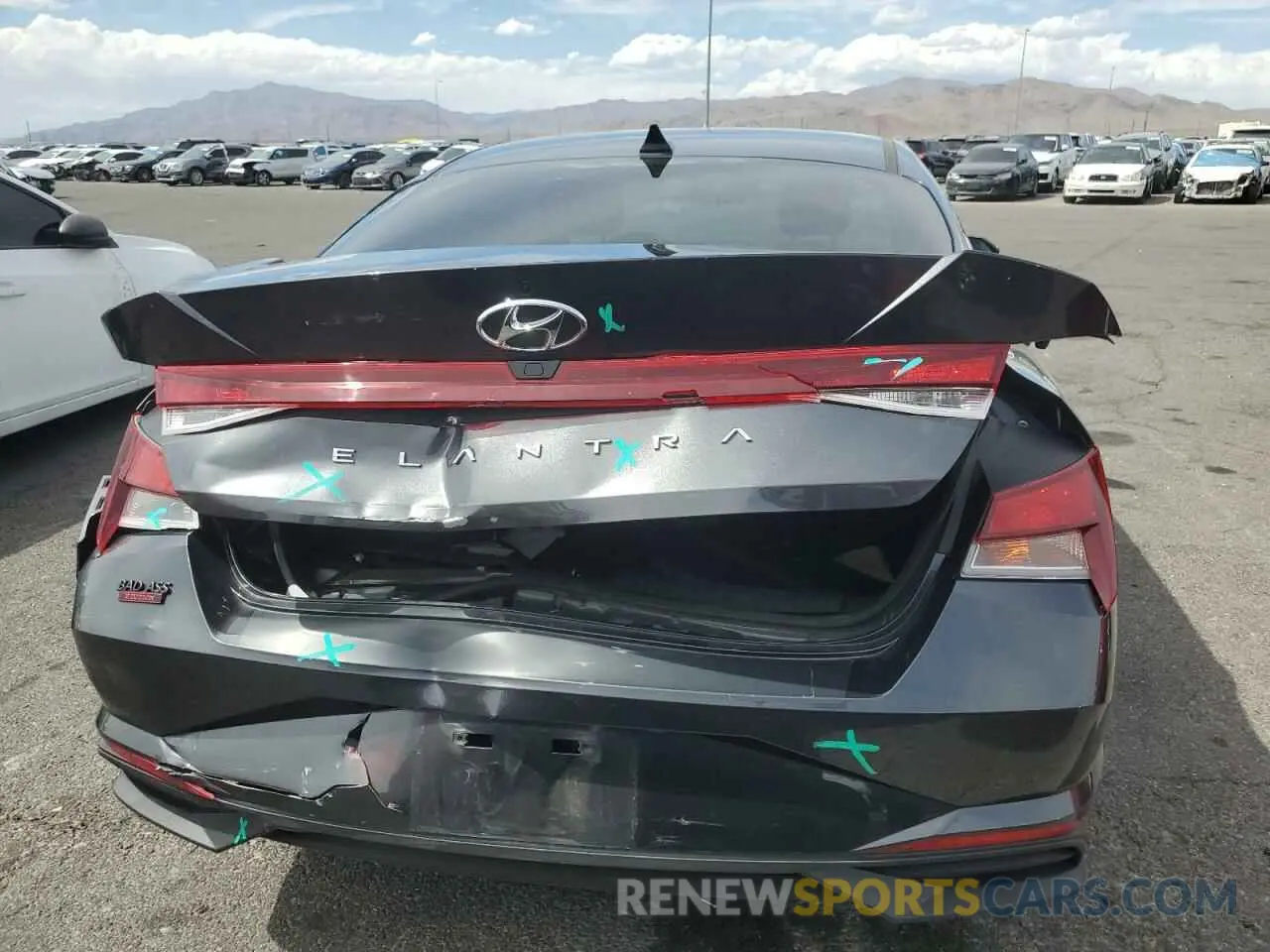 6 Photograph of a damaged car 5NPLS4AG5MH008291 HYUNDAI ELANTRA 2021