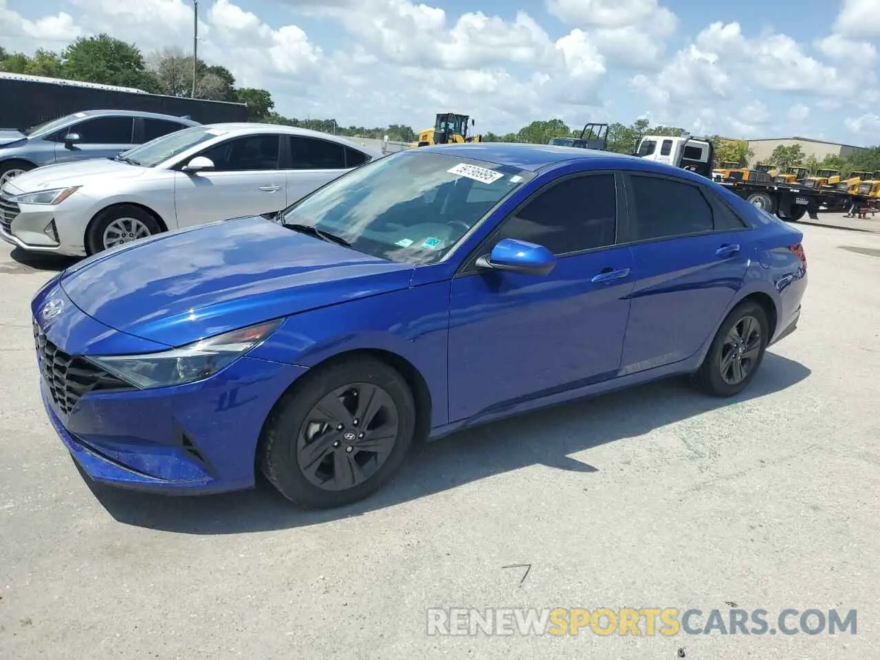 1 Photograph of a damaged car 5NPLS4AG5MH017363 HYUNDAI ELANTRA 2021