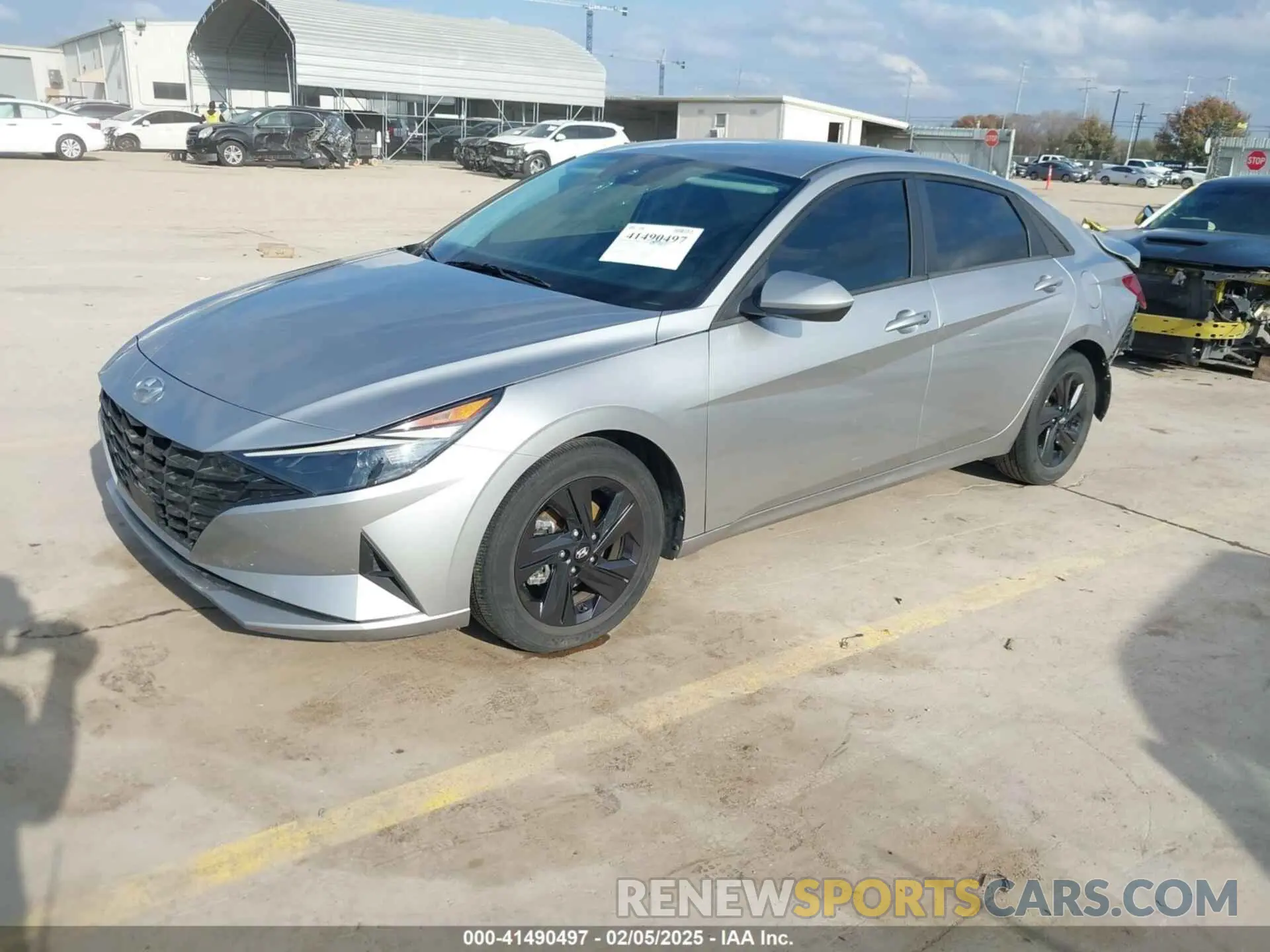 2 Photograph of a damaged car 5NPLS4AG5MH044224 HYUNDAI ELANTRA 2021