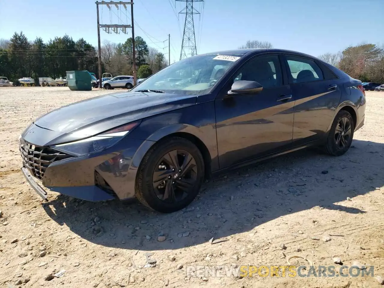 1 Photograph of a damaged car 5NPLS4AG6MH011877 HYUNDAI ELANTRA 2021