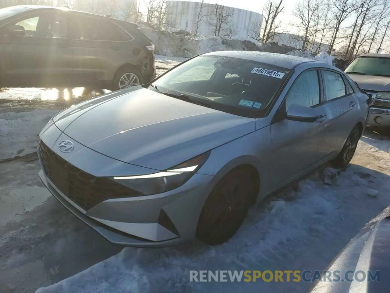 1 Photograph of a damaged car 5NPLS4AG6MH016738 HYUNDAI ELANTRA 2021