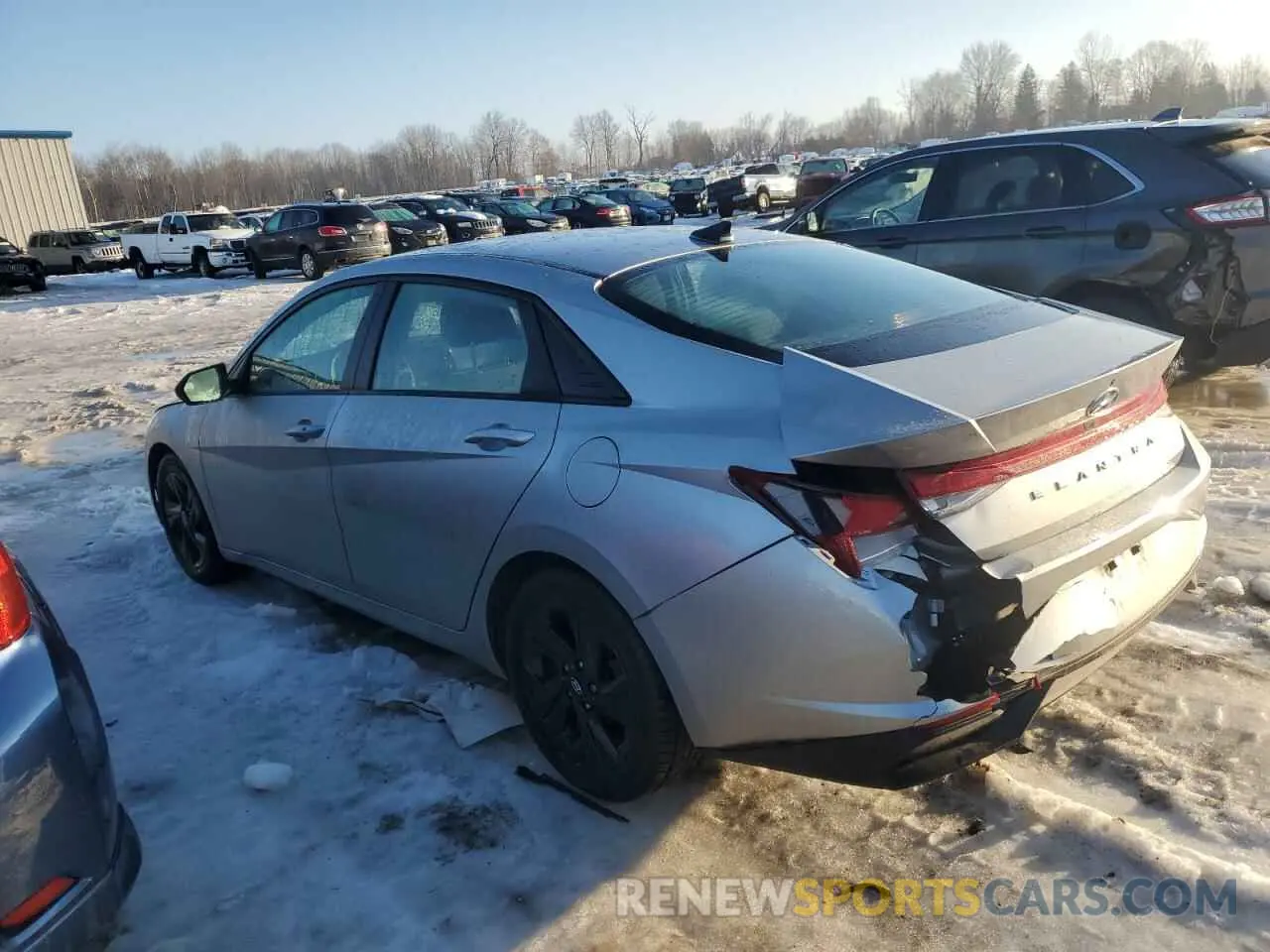 2 Photograph of a damaged car 5NPLS4AG6MH016738 HYUNDAI ELANTRA 2021
