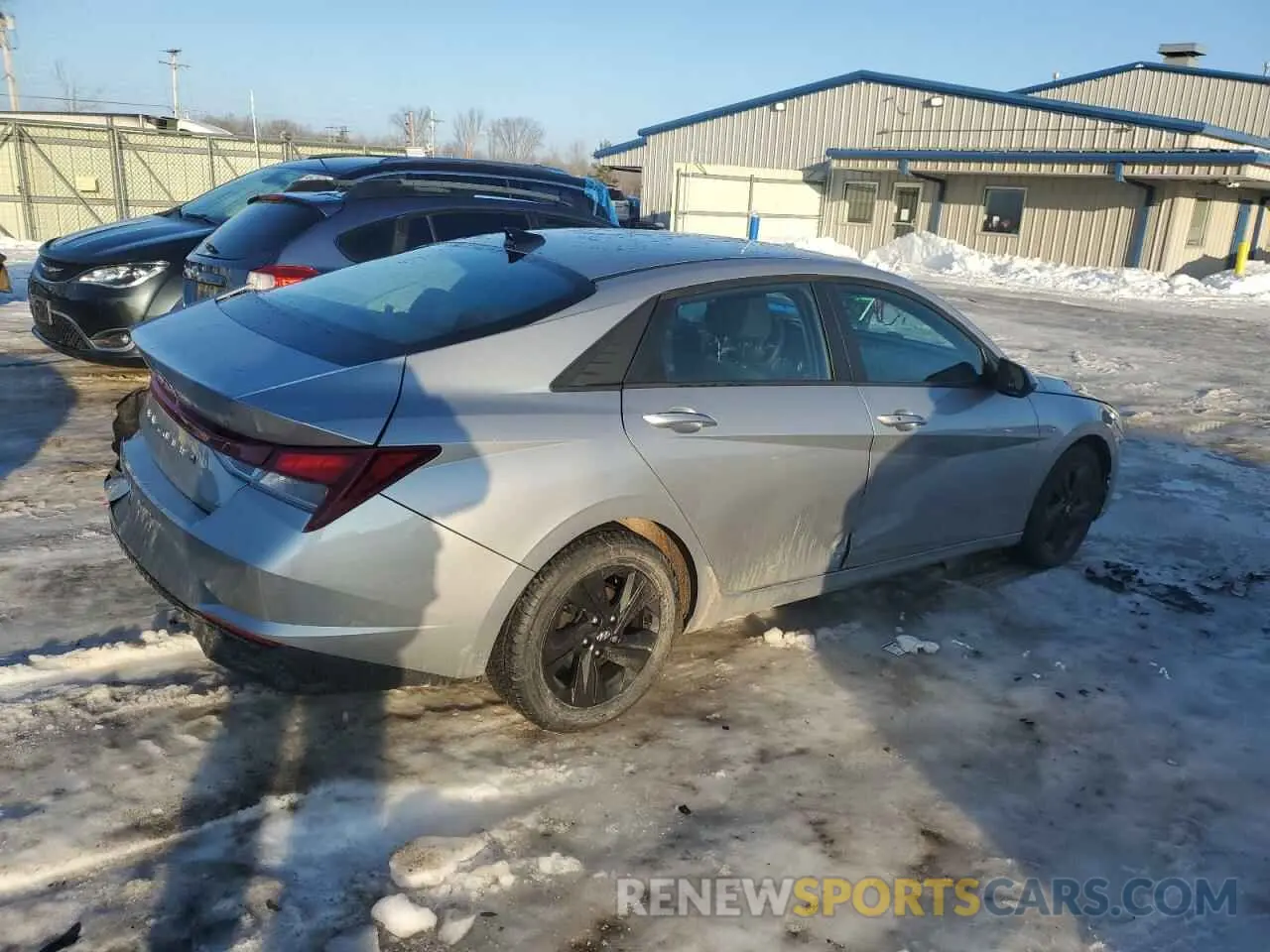 3 Photograph of a damaged car 5NPLS4AG6MH016738 HYUNDAI ELANTRA 2021