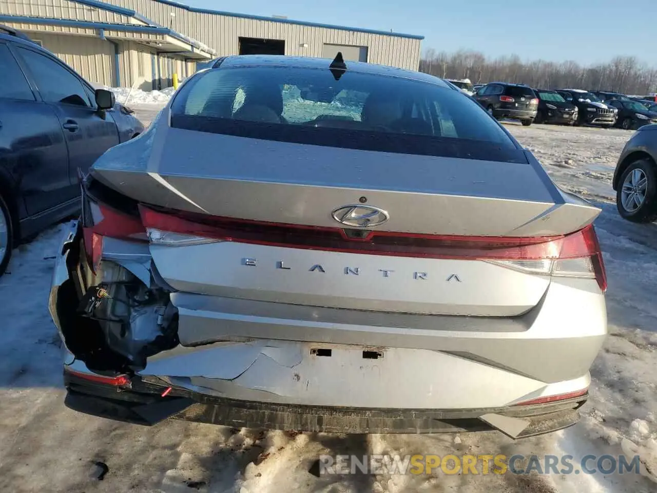 6 Photograph of a damaged car 5NPLS4AG6MH016738 HYUNDAI ELANTRA 2021