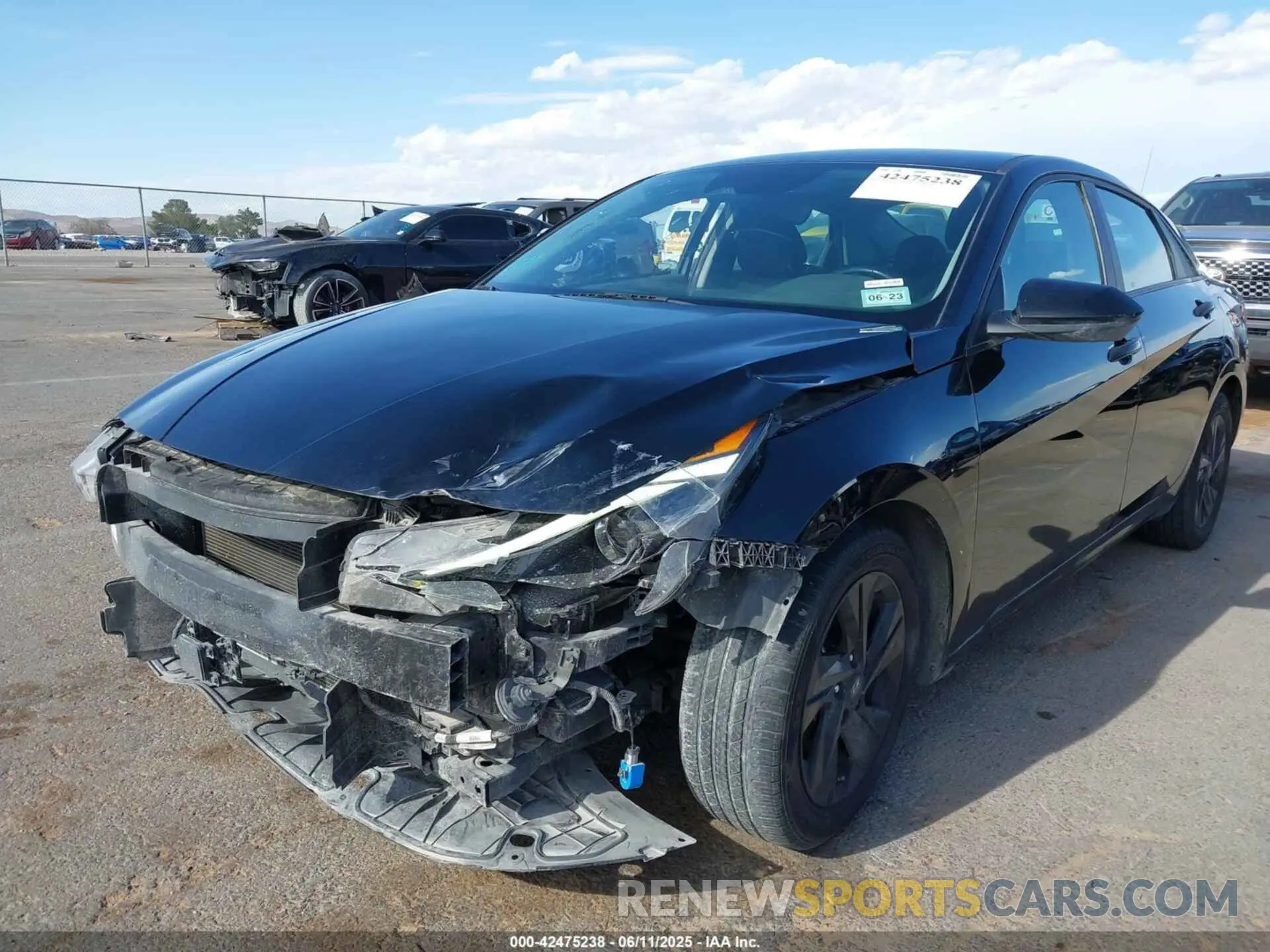 6 Photograph of a damaged car 5NPLS4AG6MH021132 HYUNDAI ELANTRA 2021