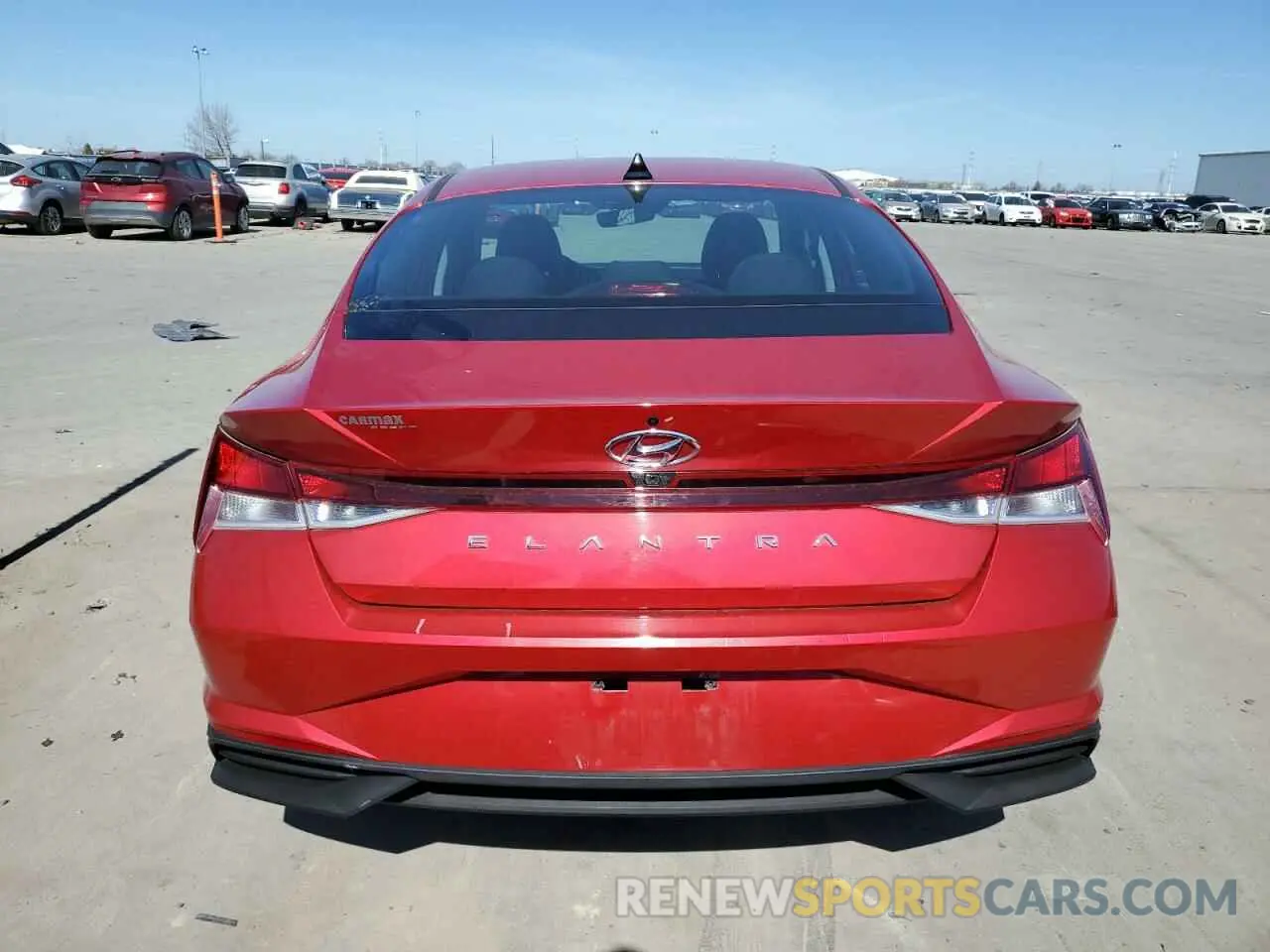 6 Photograph of a damaged car 5NPLS4AG6MH027982 HYUNDAI ELANTRA 2021