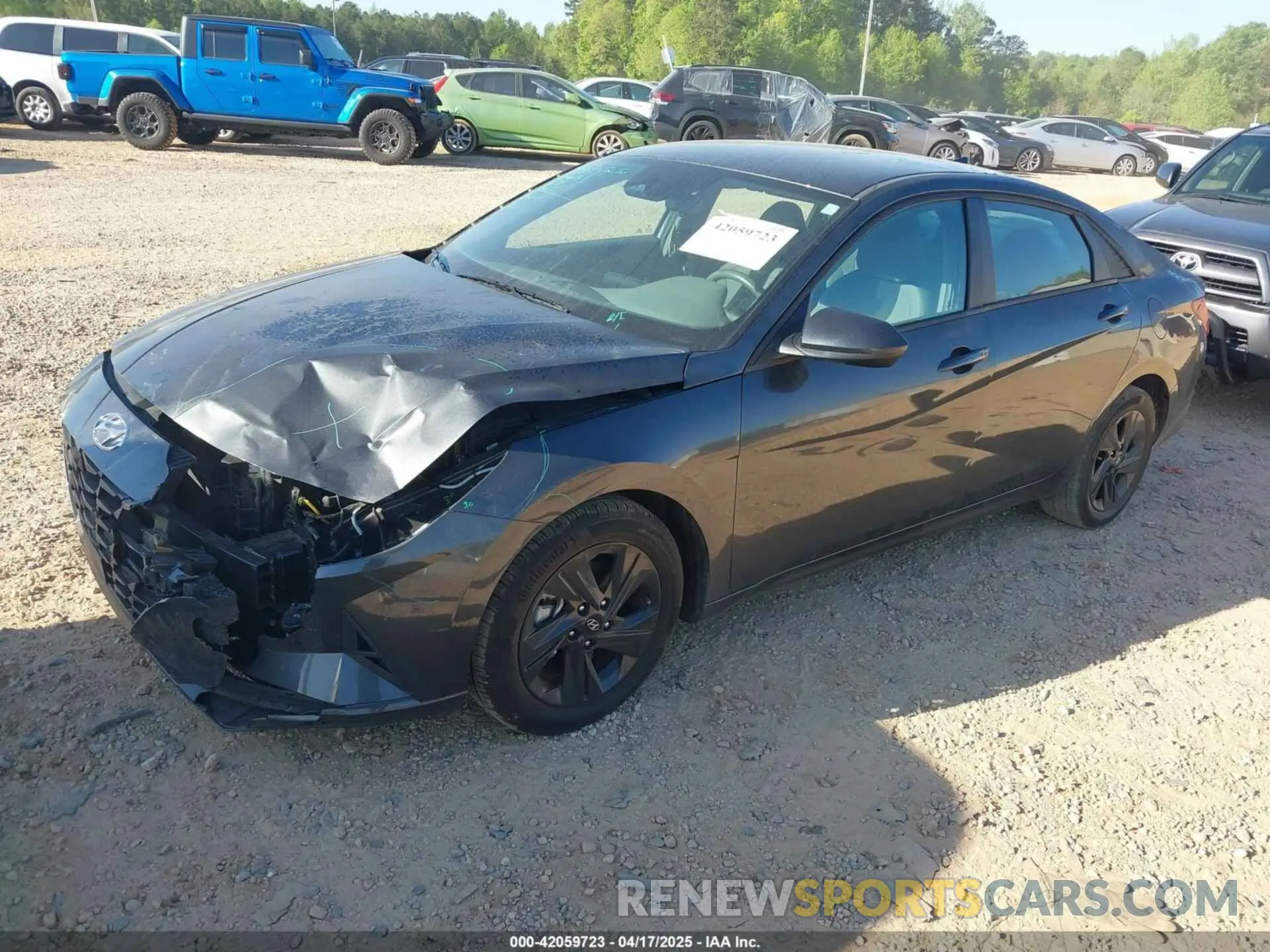 2 Photograph of a damaged car 5NPLS4AG6MH034172 HYUNDAI ELANTRA 2021