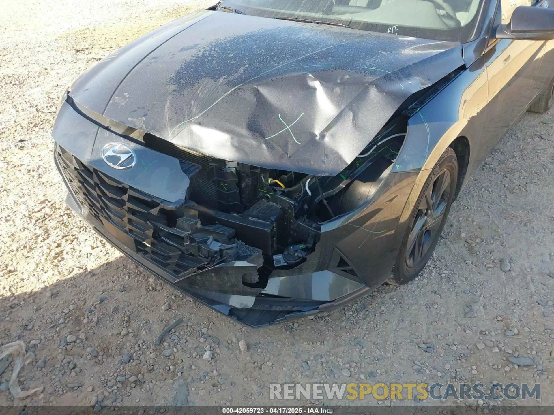 6 Photograph of a damaged car 5NPLS4AG6MH034172 HYUNDAI ELANTRA 2021