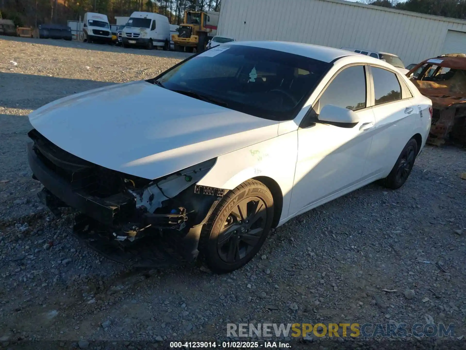 2 Photograph of a damaged car 5NPLS4AG7MH003495 HYUNDAI ELANTRA 2021