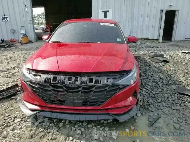14 Photograph of a damaged car 5NPLS4AG7MH016800 HYUNDAI ELANTRA 2021