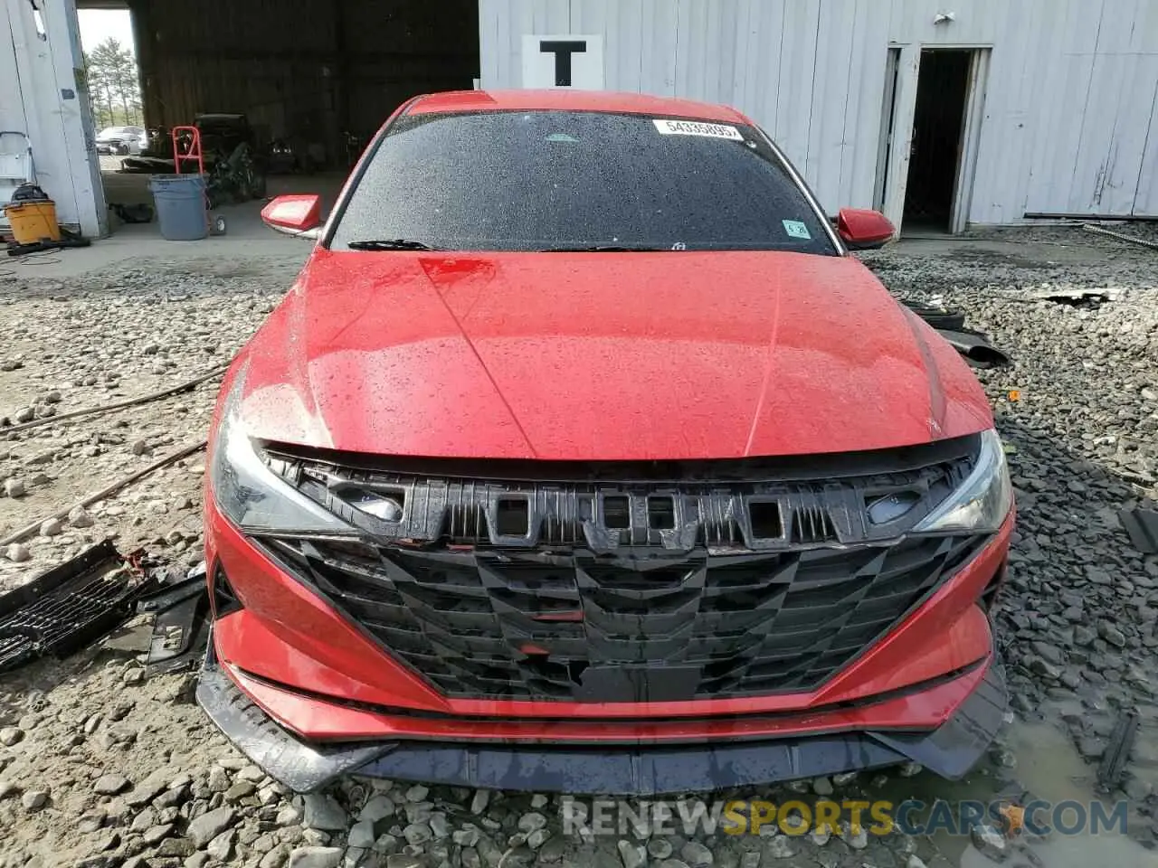 5 Photograph of a damaged car 5NPLS4AG7MH016800 HYUNDAI ELANTRA 2021