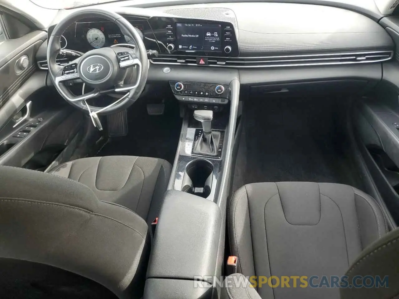 8 Photograph of a damaged car 5NPLS4AG7MH031295 HYUNDAI ELANTRA 2021