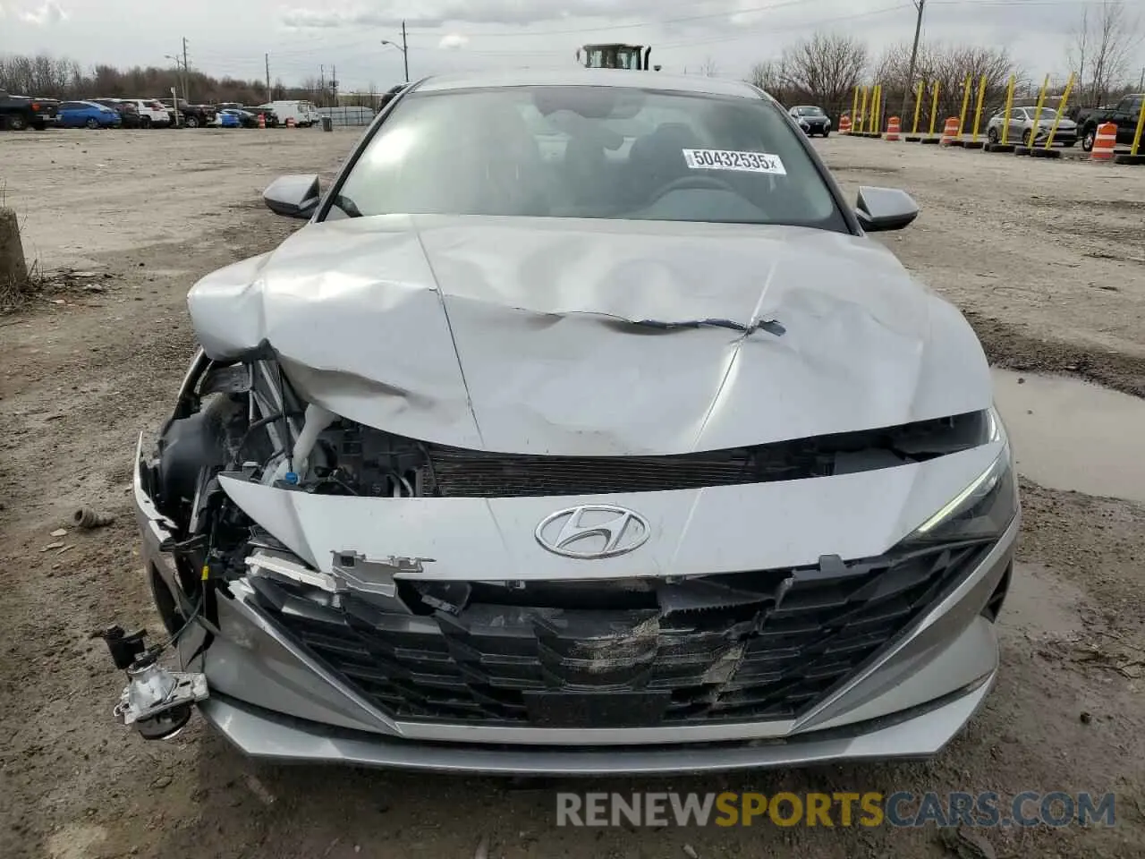 5 Photograph of a damaged car 5NPLS4AG7MH039378 HYUNDAI ELANTRA 2021