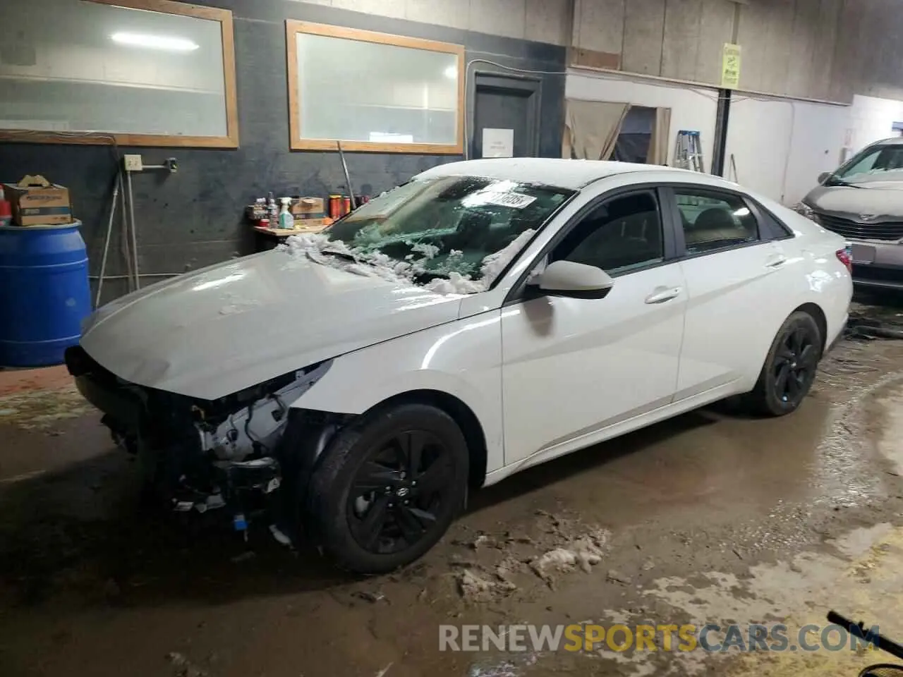1 Photograph of a damaged car 5NPLS4AG7MH039591 HYUNDAI ELANTRA 2021