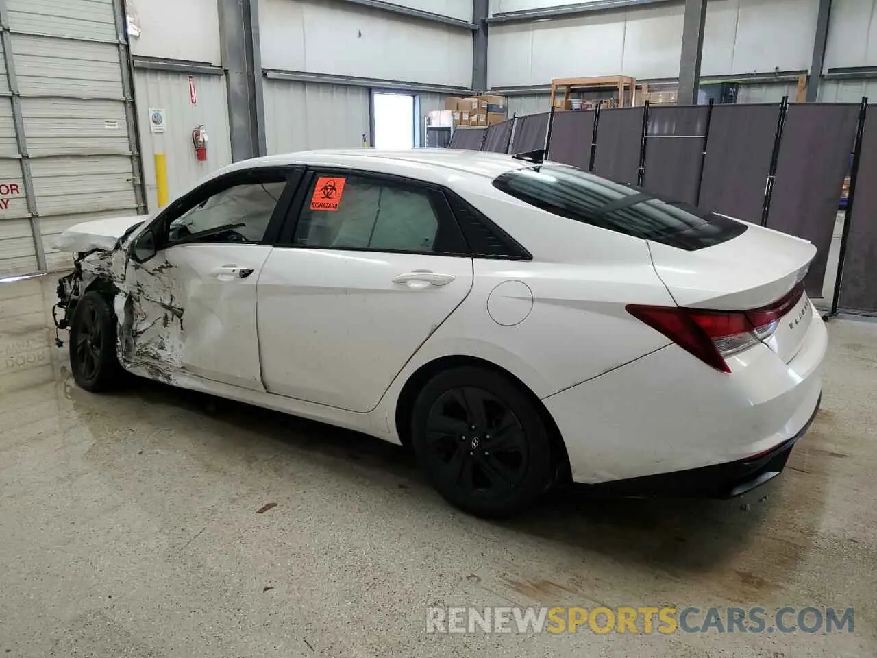 2 Photograph of a damaged car 5NPLS4AG8MH007488 HYUNDAI ELANTRA 2021