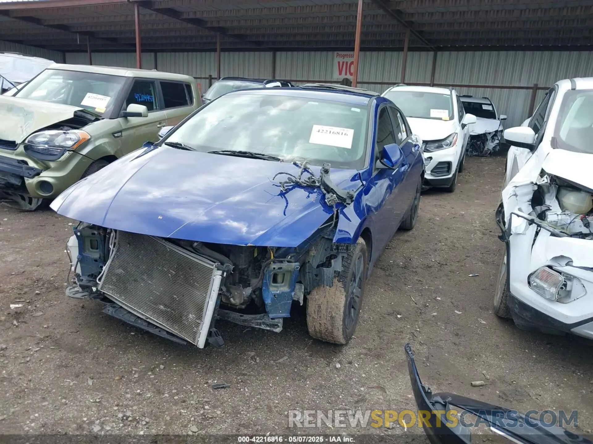 2 Photograph of a damaged car 5NPLS4AG9MH032206 HYUNDAI ELANTRA 2021