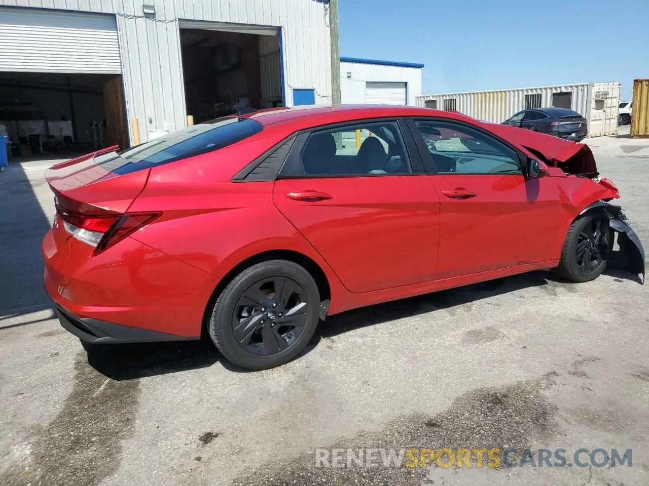 3 Photograph of a damaged car 5NPLS4AG9MH033274 HYUNDAI ELANTRA 2021