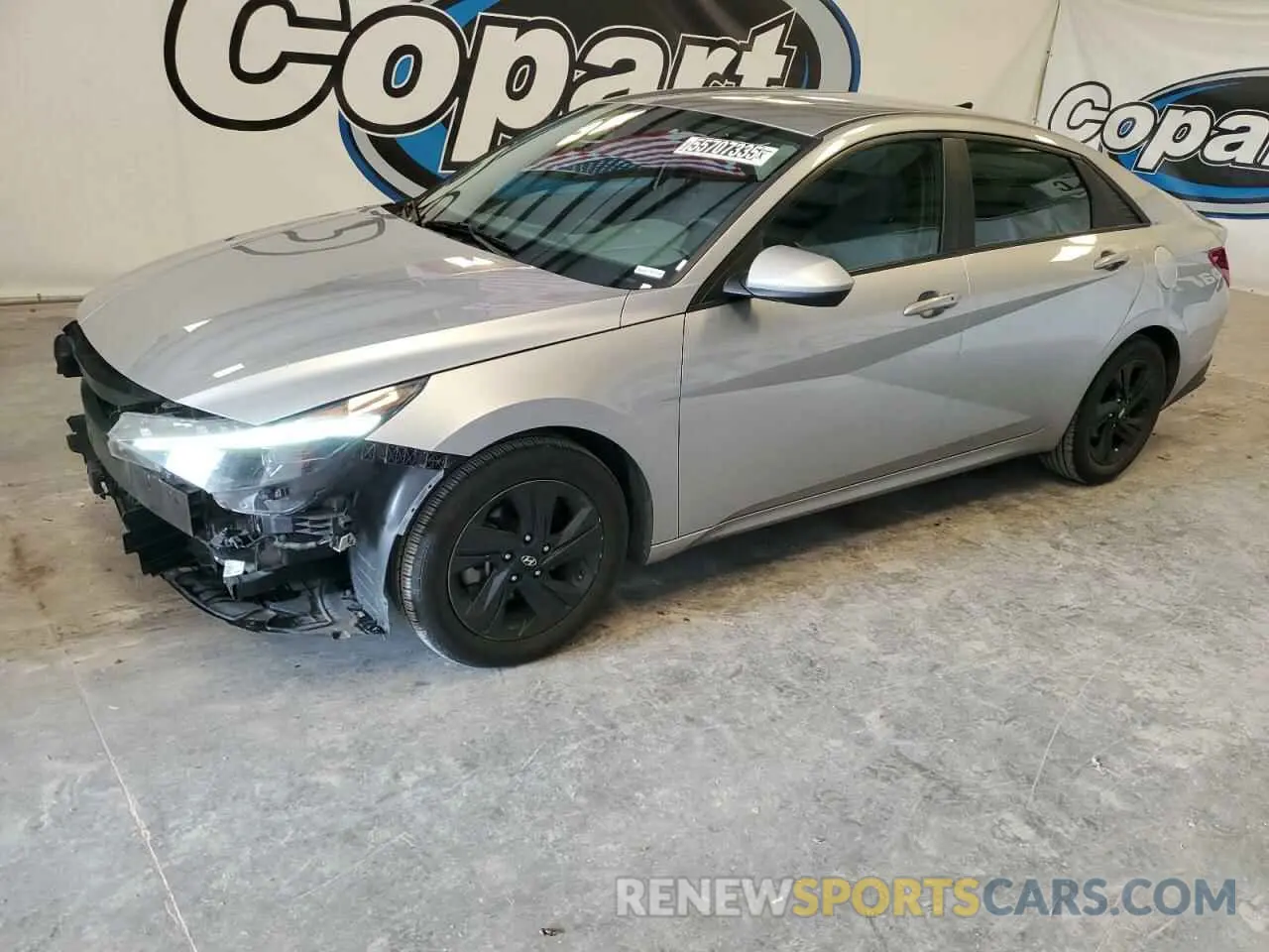 1 Photograph of a damaged car 5NPLS4AGXMH000185 HYUNDAI ELANTRA 2021