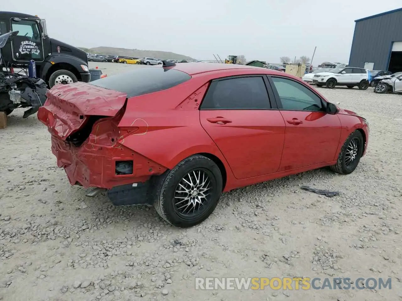 3 Photograph of a damaged car 5NPLS4AGXMH010523 HYUNDAI ELANTRA 2021