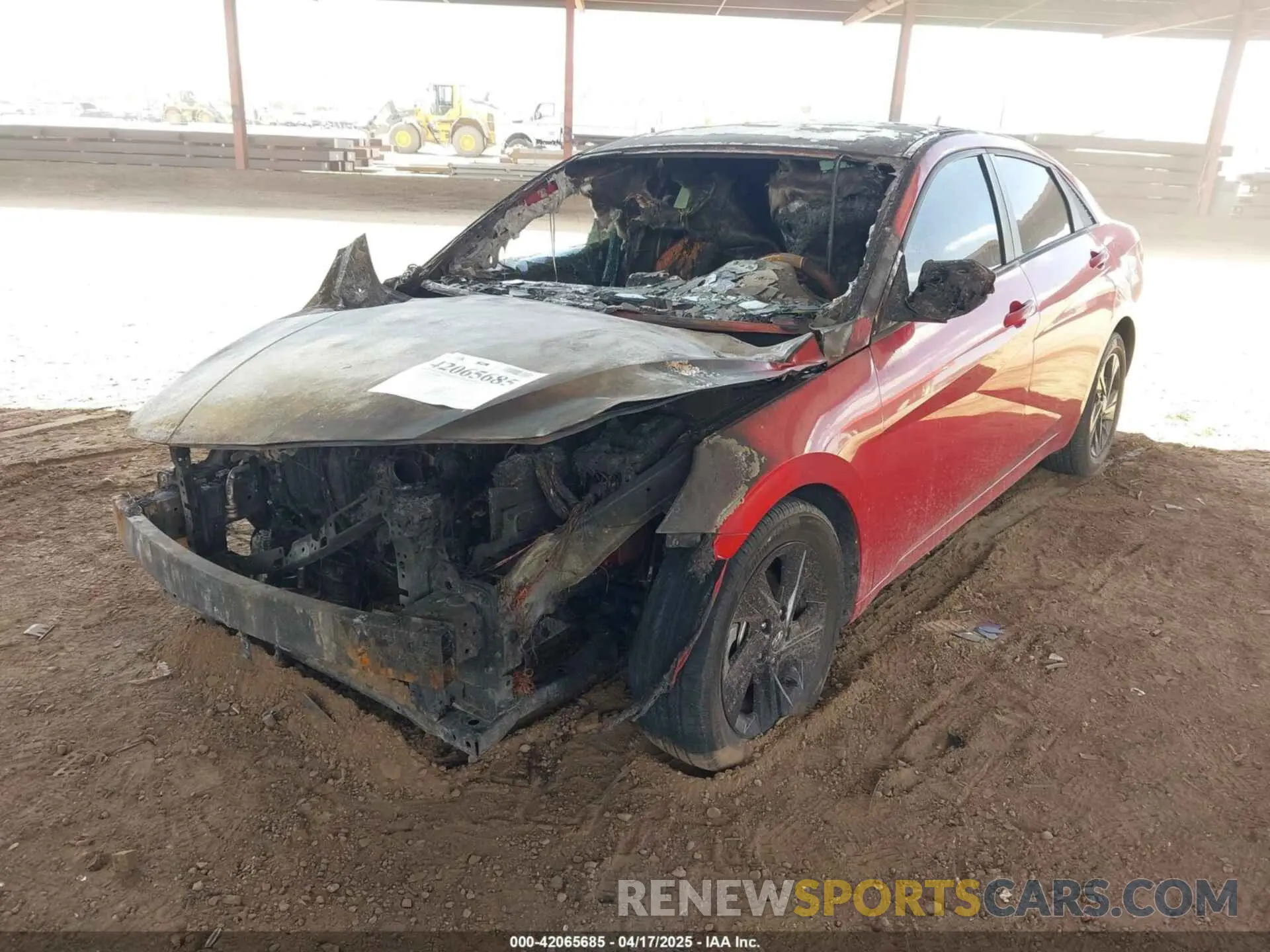 2 Photograph of a damaged car 5NPLS4AGXMH041772 HYUNDAI ELANTRA 2021