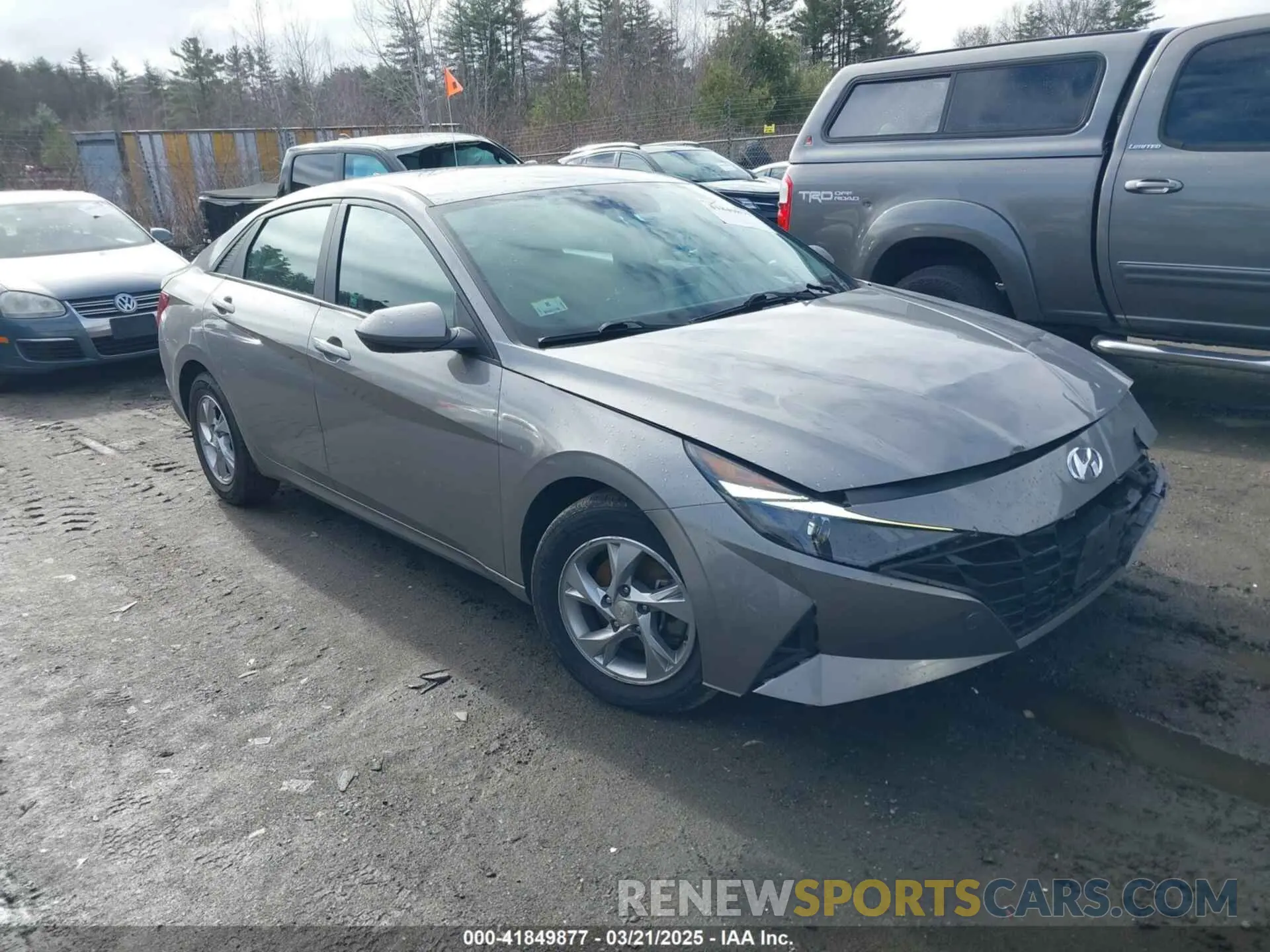 1 Photograph of a damaged car KMHLL4AG0MU105686 HYUNDAI ELANTRA 2021