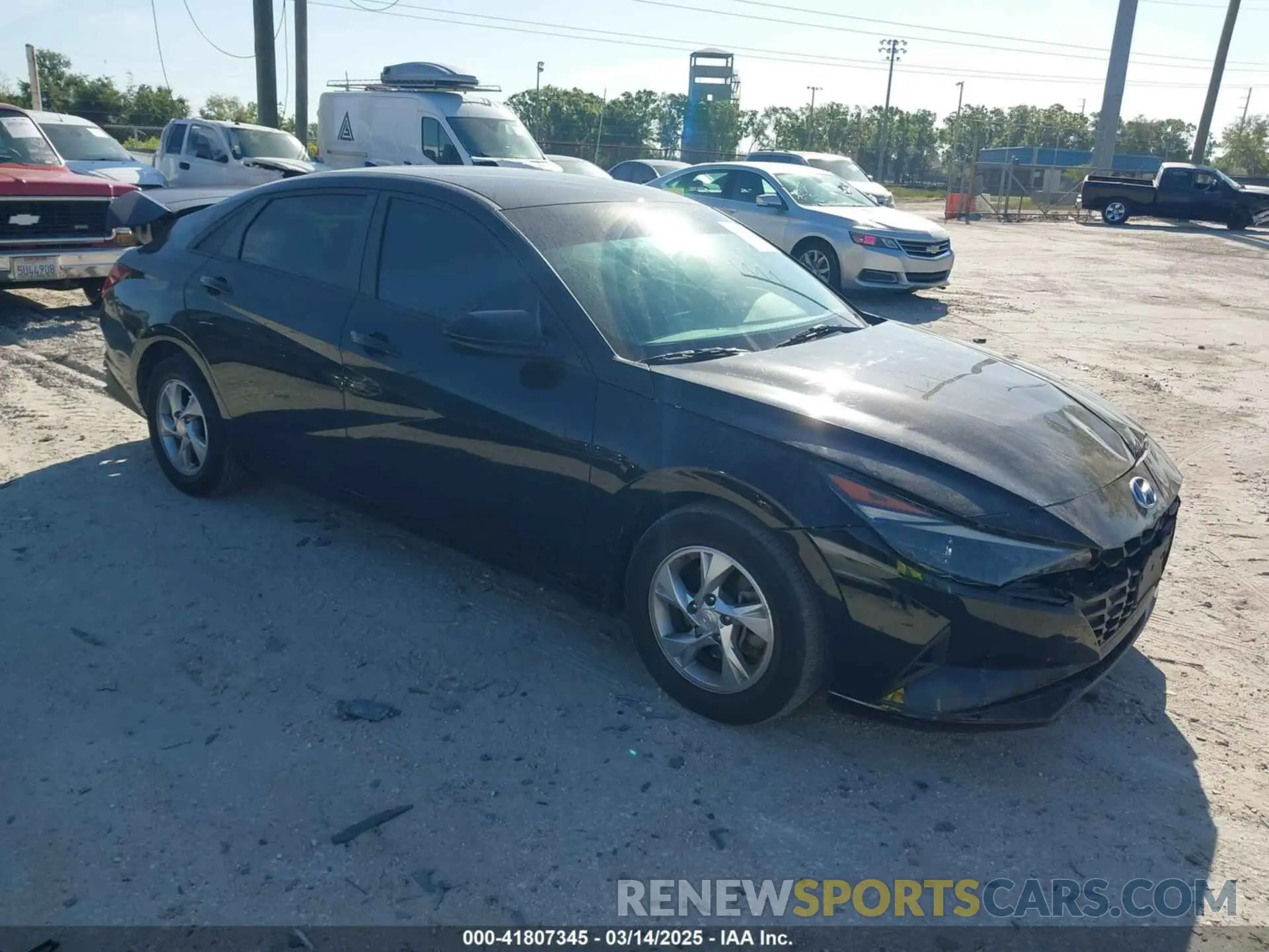 1 Photograph of a damaged car KMHLL4AG1MU123565 HYUNDAI ELANTRA 2021