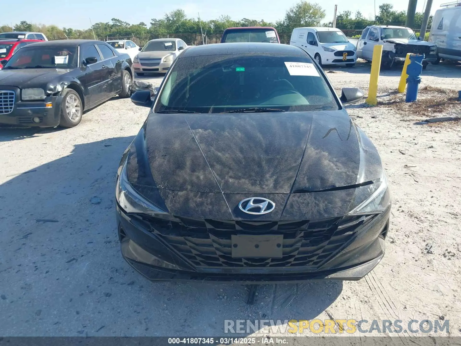12 Photograph of a damaged car KMHLL4AG1MU123565 HYUNDAI ELANTRA 2021