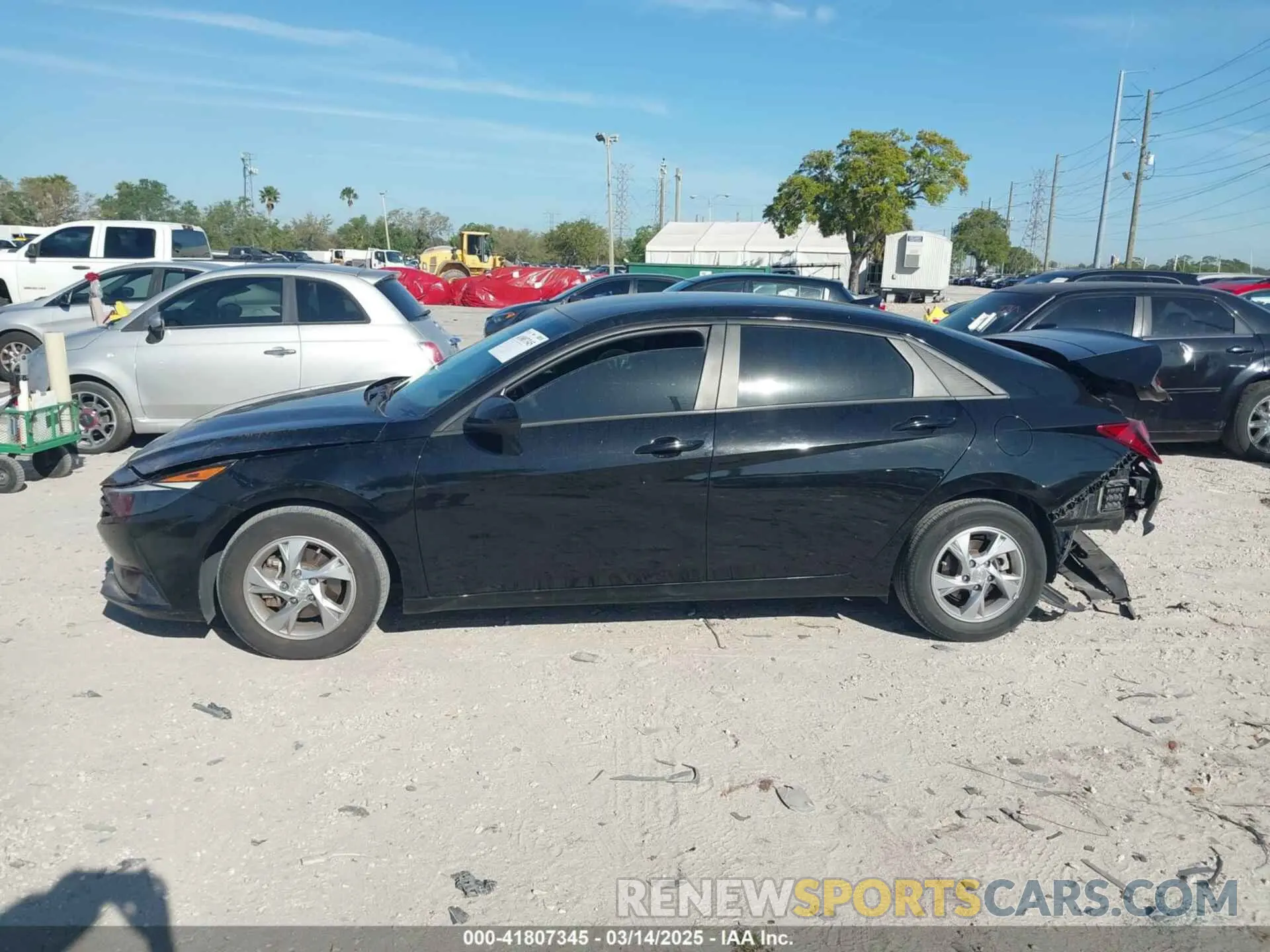 14 Photograph of a damaged car KMHLL4AG1MU123565 HYUNDAI ELANTRA 2021