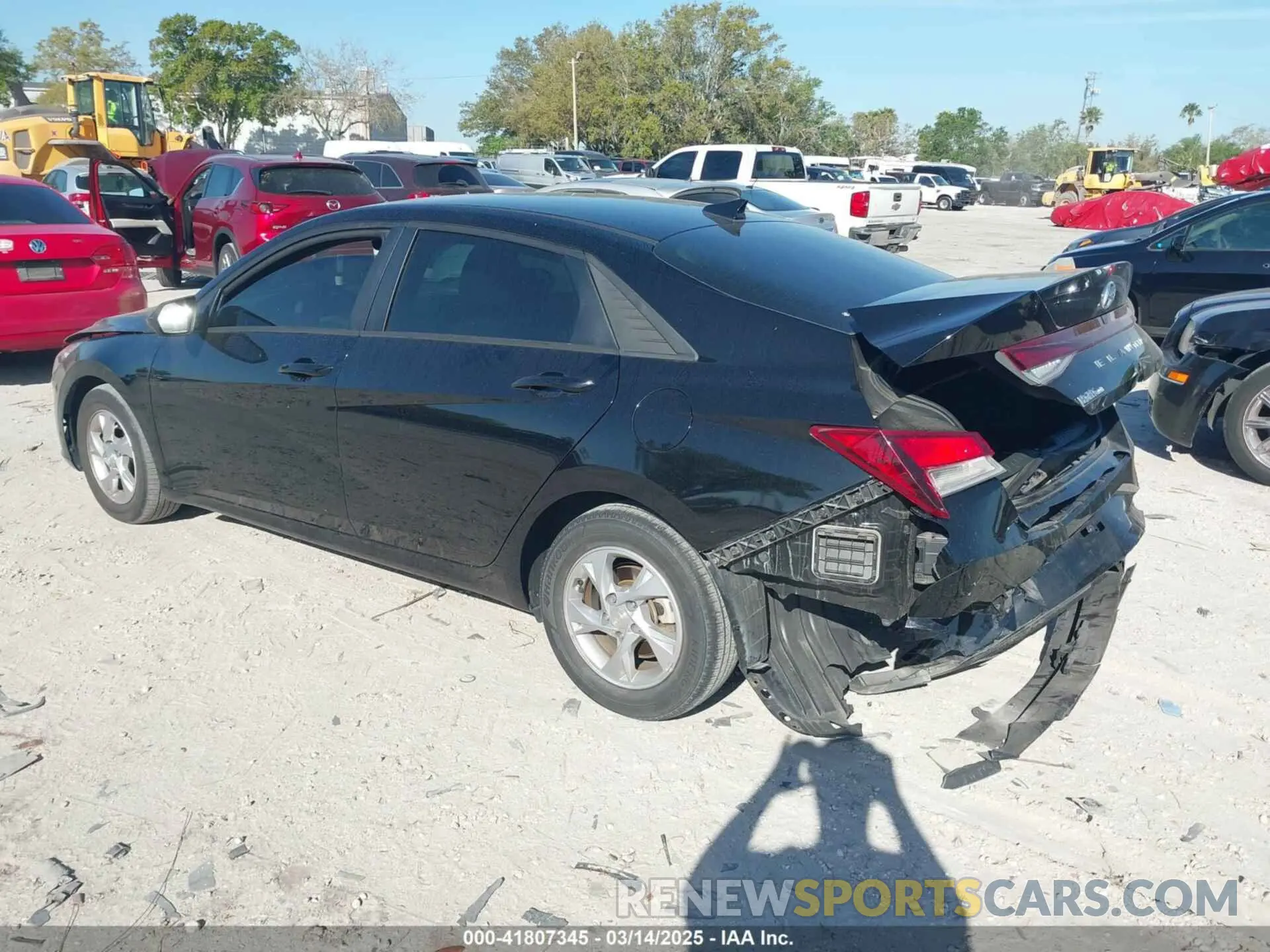 3 Photograph of a damaged car KMHLL4AG1MU123565 HYUNDAI ELANTRA 2021