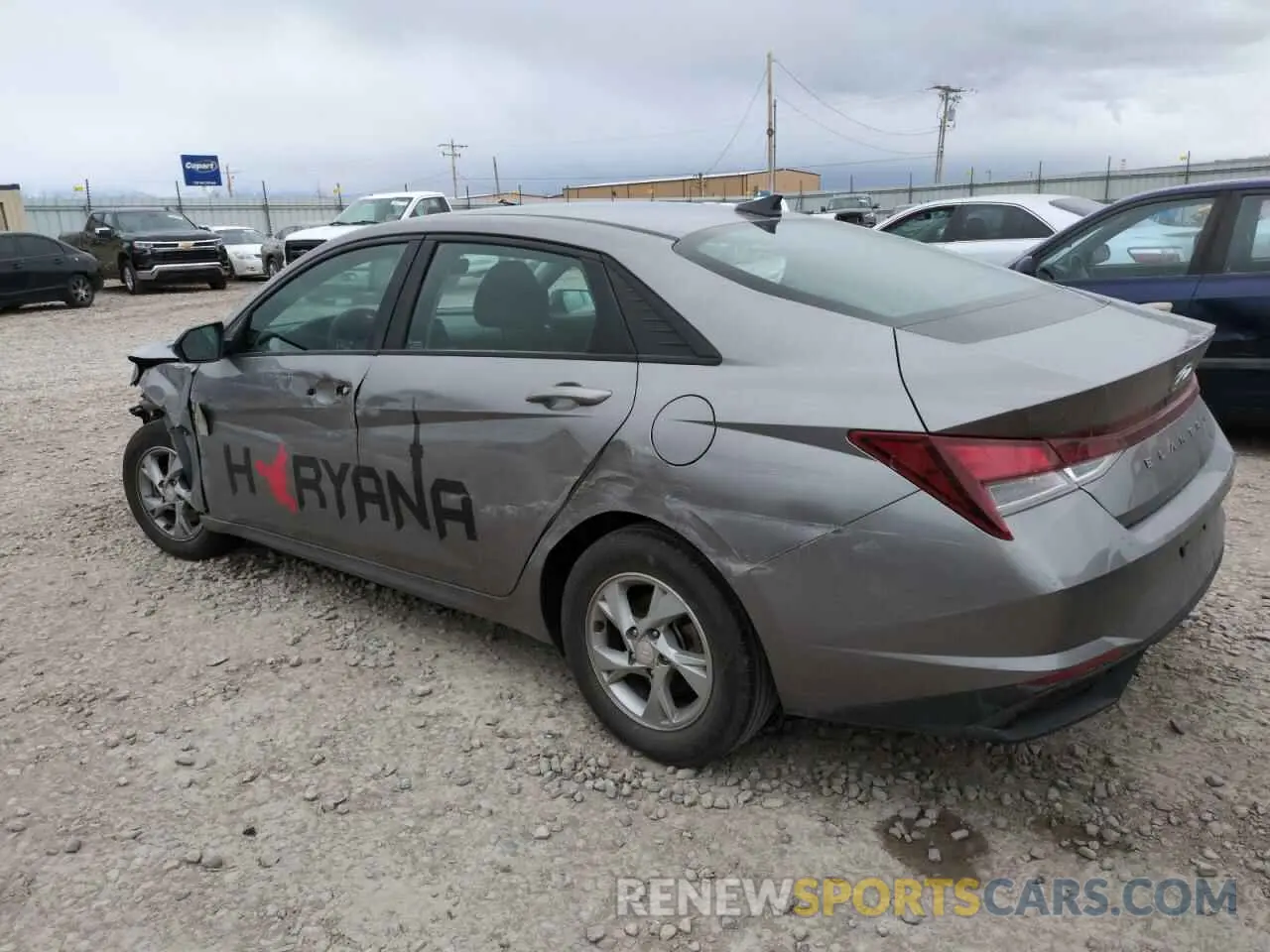 2 Photograph of a damaged car KMHLL4AG1MU177724 HYUNDAI ELANTRA 2021