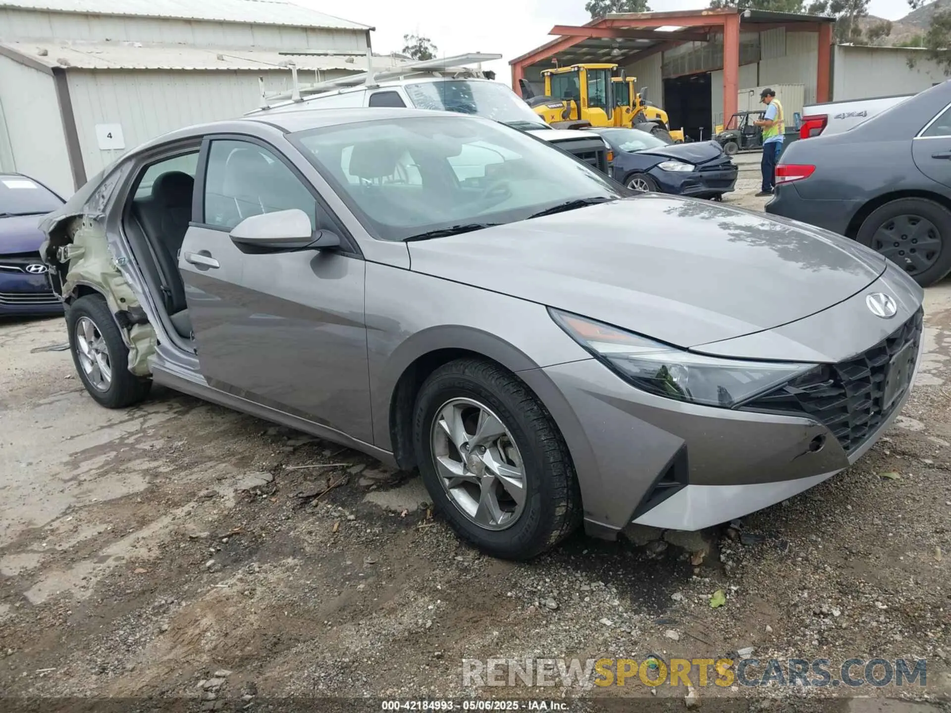 1 Photograph of a damaged car KMHLL4AG3MU121929 HYUNDAI ELANTRA 2021