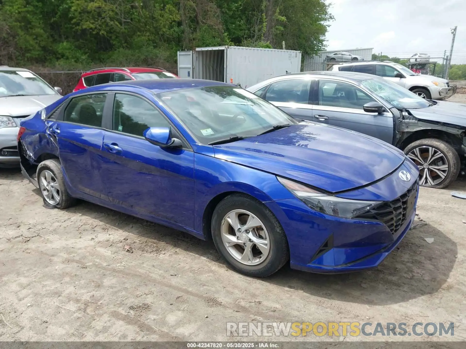 1 Photograph of a damaged car KMHLL4AG3MU174811 HYUNDAI ELANTRA 2021