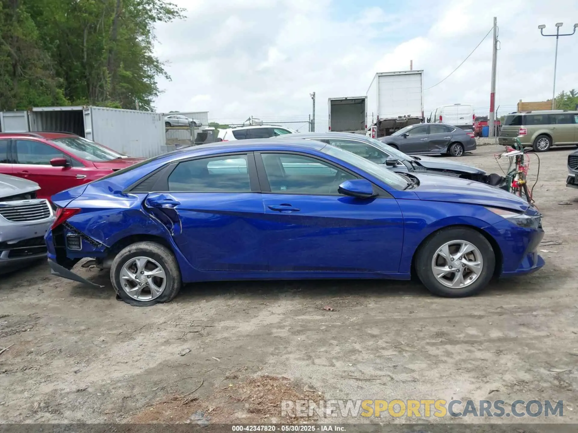 13 Photograph of a damaged car KMHLL4AG3MU174811 HYUNDAI ELANTRA 2021