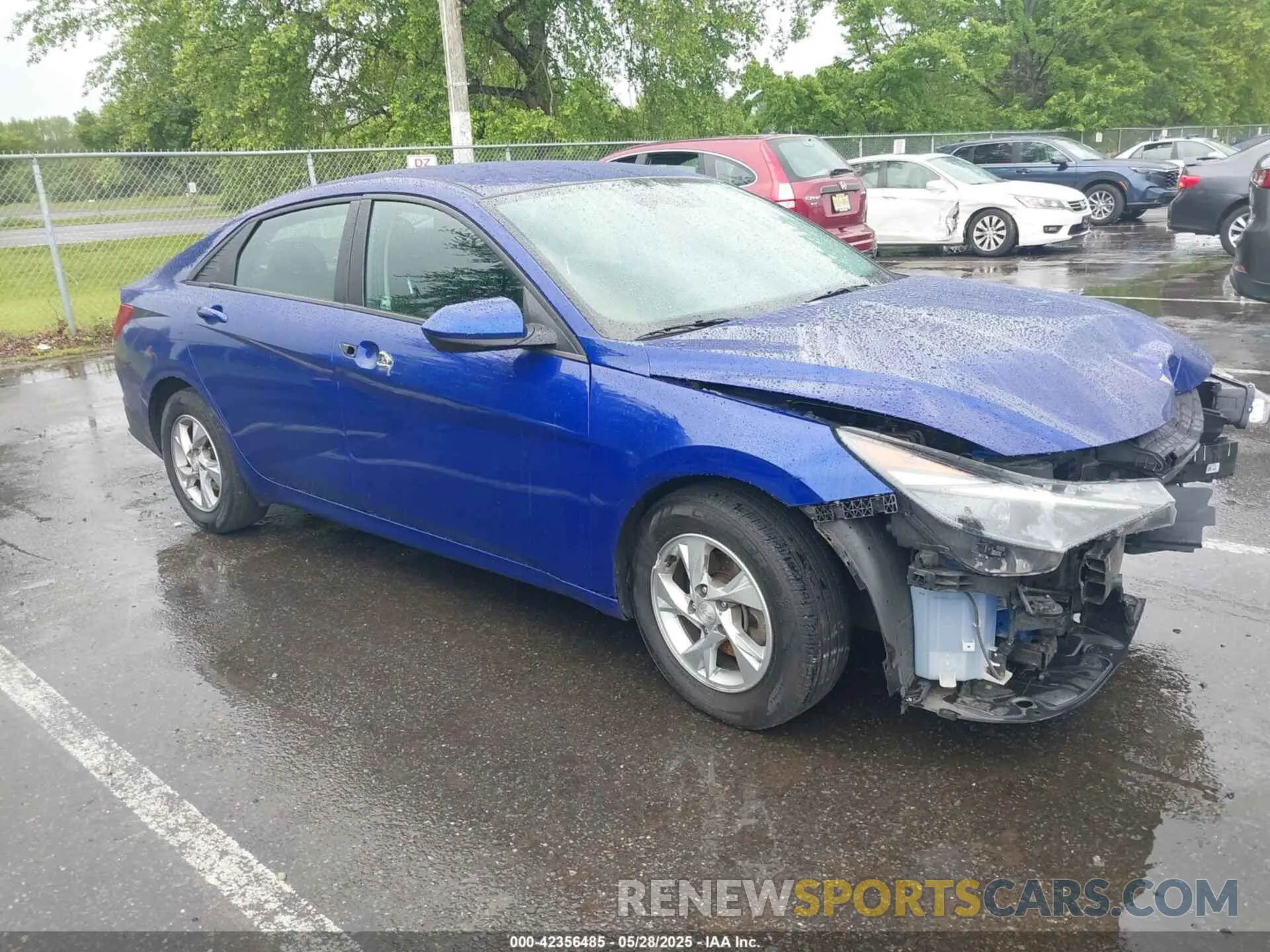1 Photograph of a damaged car KMHLL4AG4MU180505 HYUNDAI ELANTRA 2021