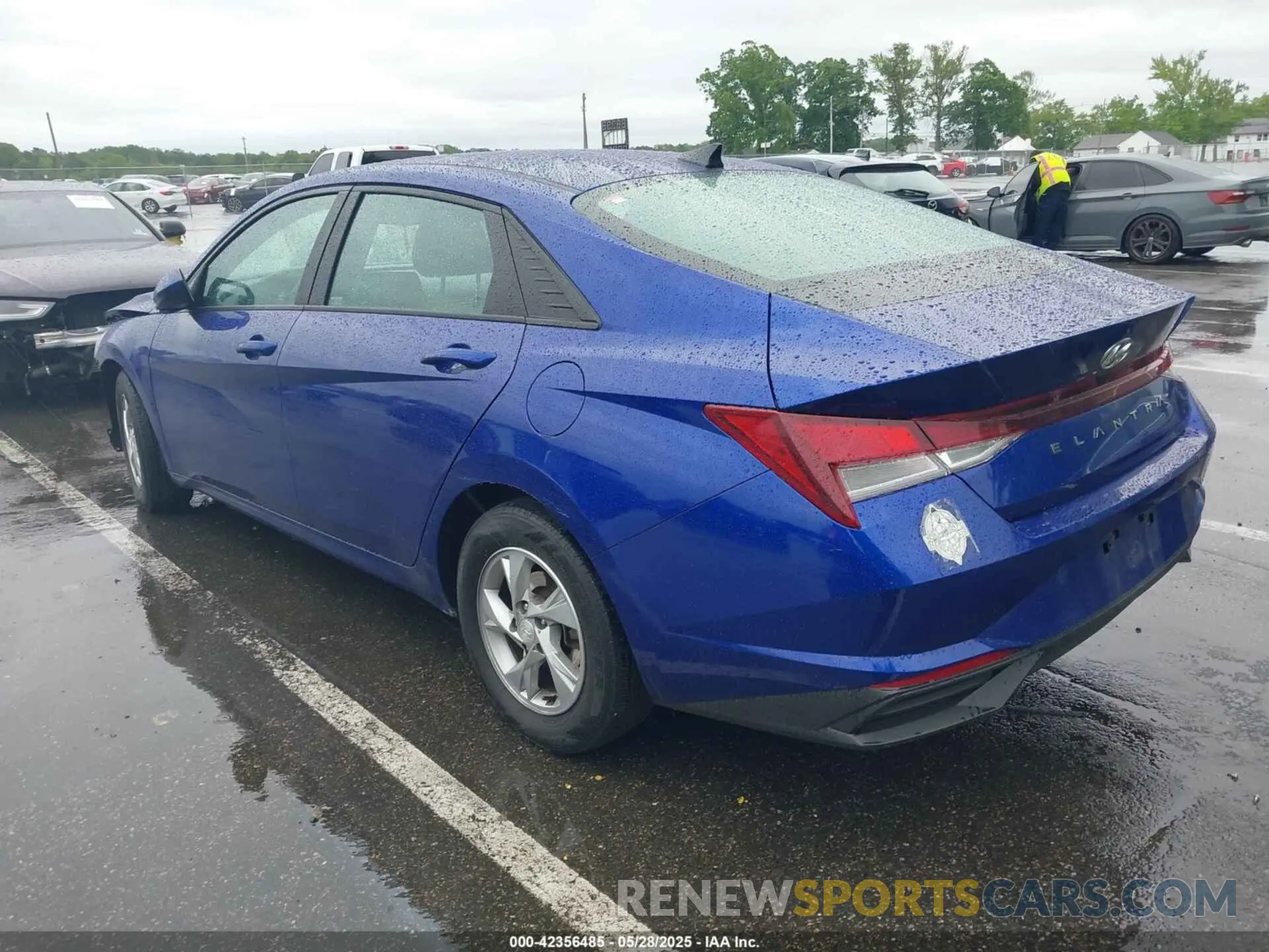 3 Photograph of a damaged car KMHLL4AG4MU180505 HYUNDAI ELANTRA 2021