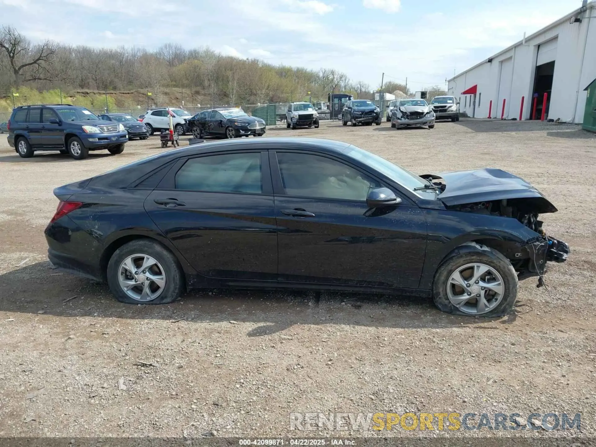 14 Photograph of a damaged car KMHLL4AG6MU072001 HYUNDAI ELANTRA 2021
