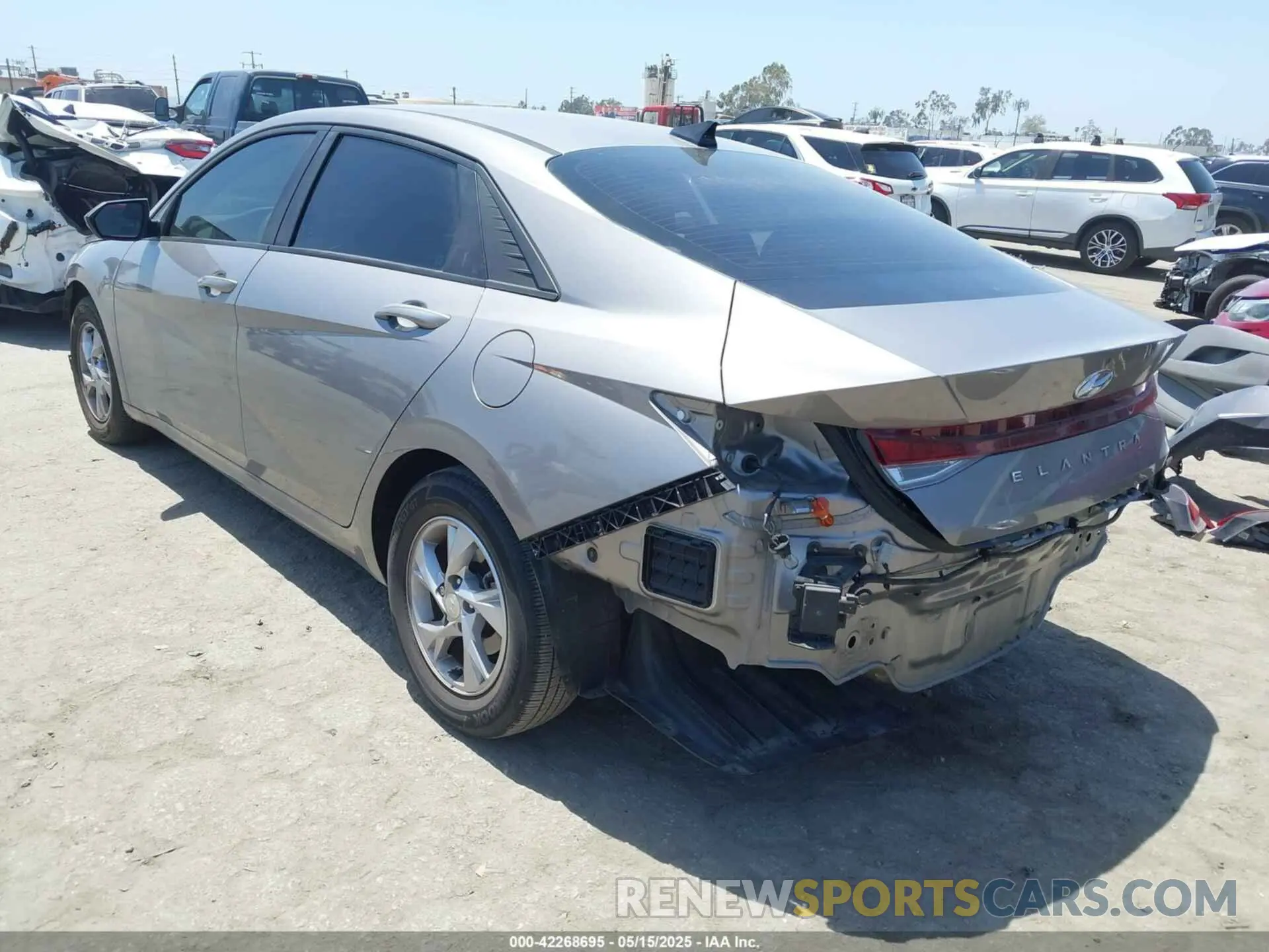 3 Photograph of a damaged car KMHLL4AG6MU141656 HYUNDAI ELANTRA 2021
