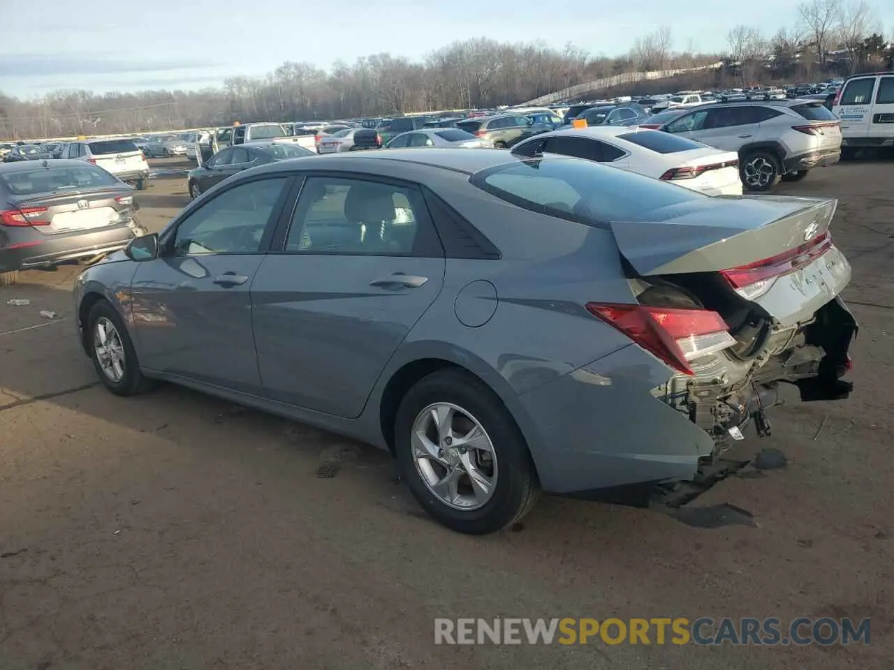 2 Photograph of a damaged car KMHLL4AG6MU213052 HYUNDAI ELANTRA 2021